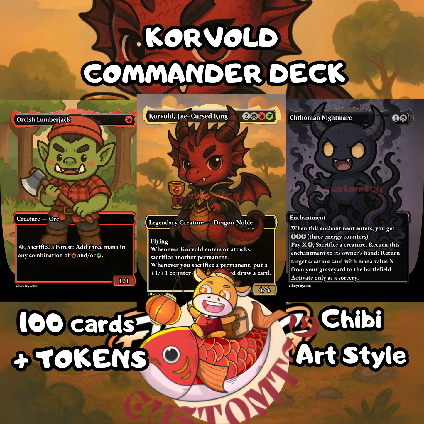 Korvold, Fae-Cursed King Chibi Deck