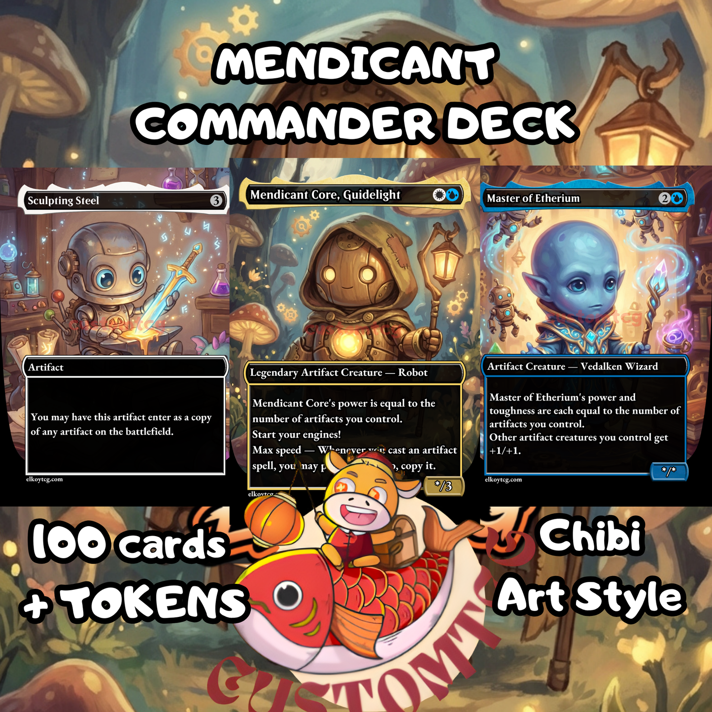 MENDICANT CORE, GUIDELIGHT — Chibi Deck 🤖⚙️