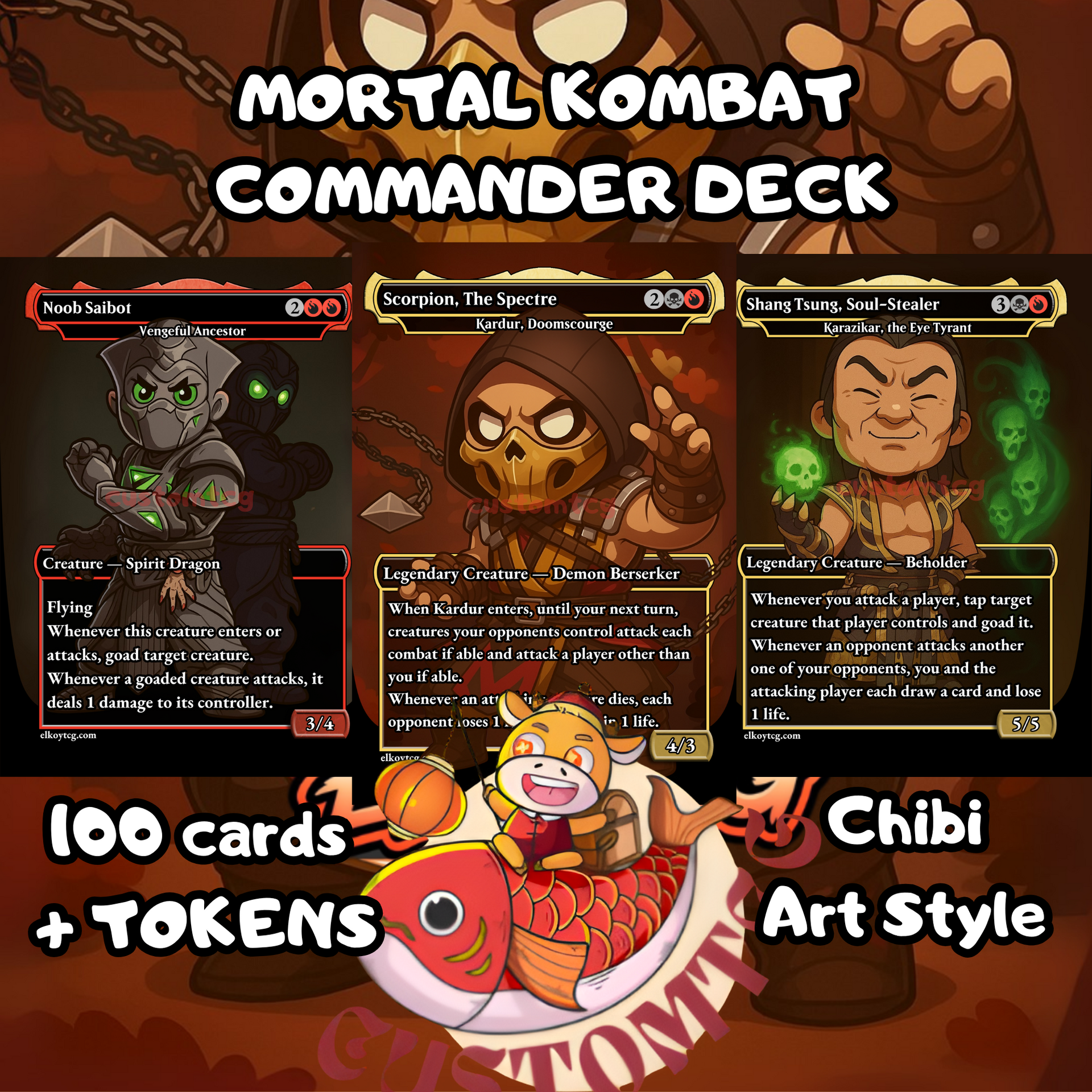 Mortal Kombat Chibi Deck – Elkoychibi
