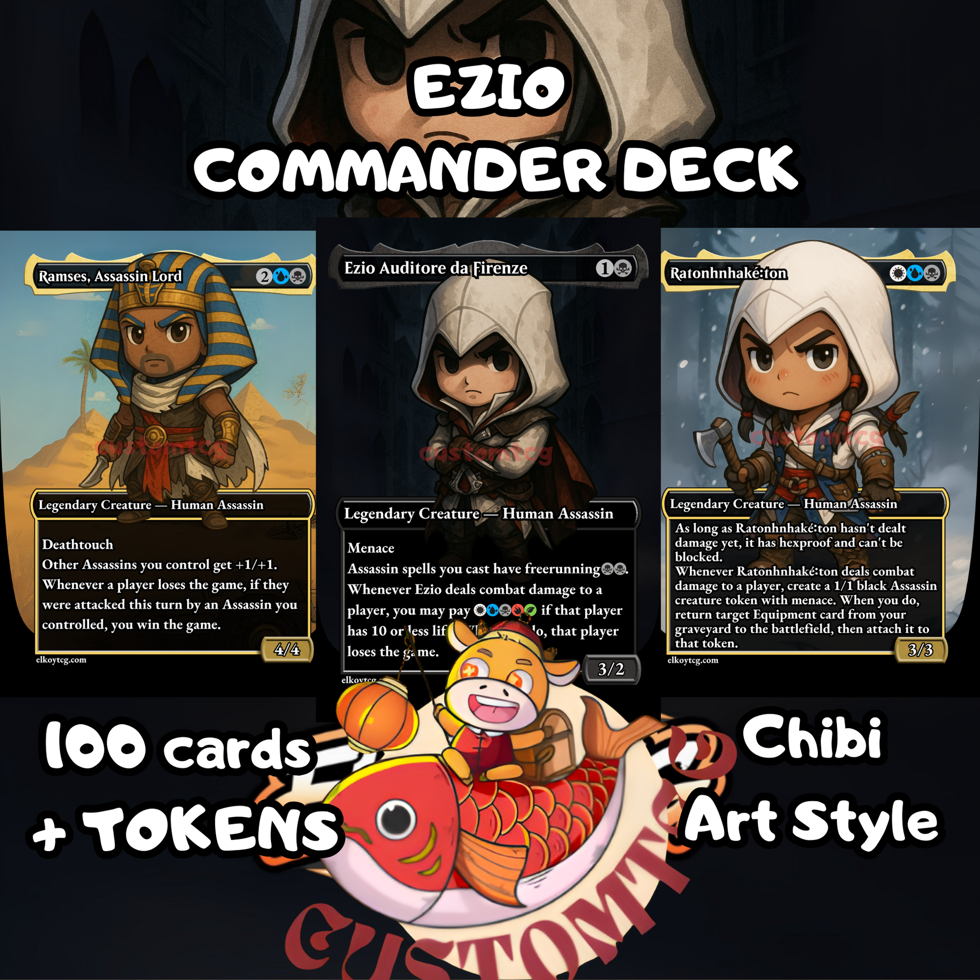 mtg ezio commander deck Ezio Chibi Deck – Elkoychibi