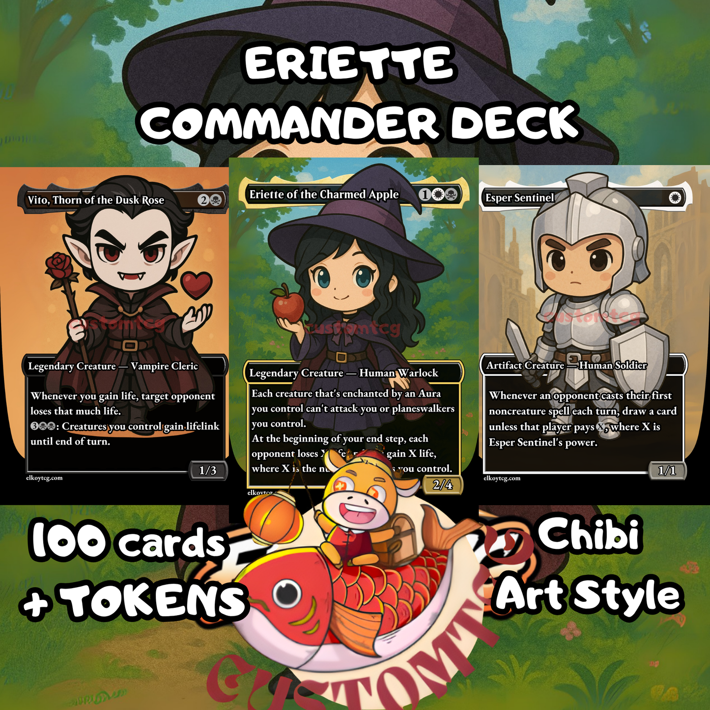 Eriette of the Charmed Apple Chibi Deck