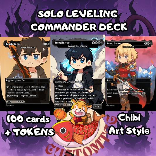 Solo Level Chibi Deck