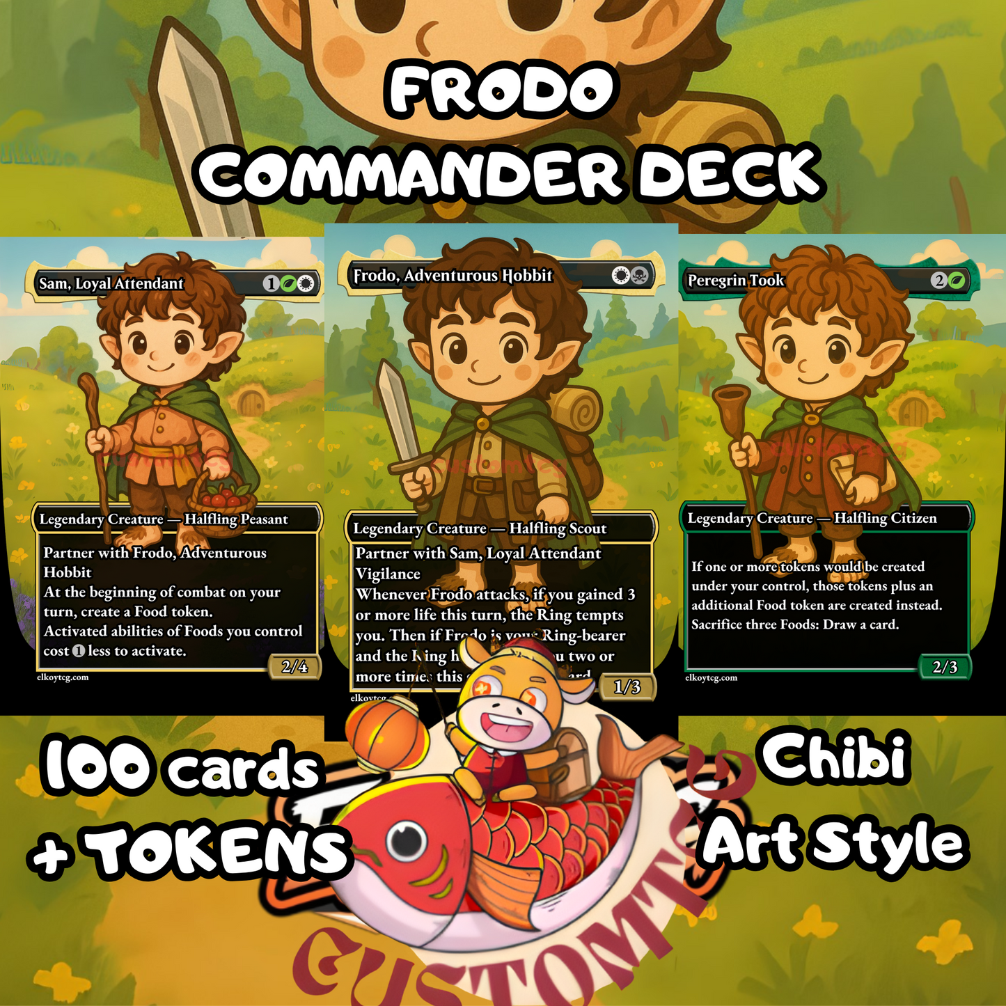 Frodo And Sam Chibi Deck