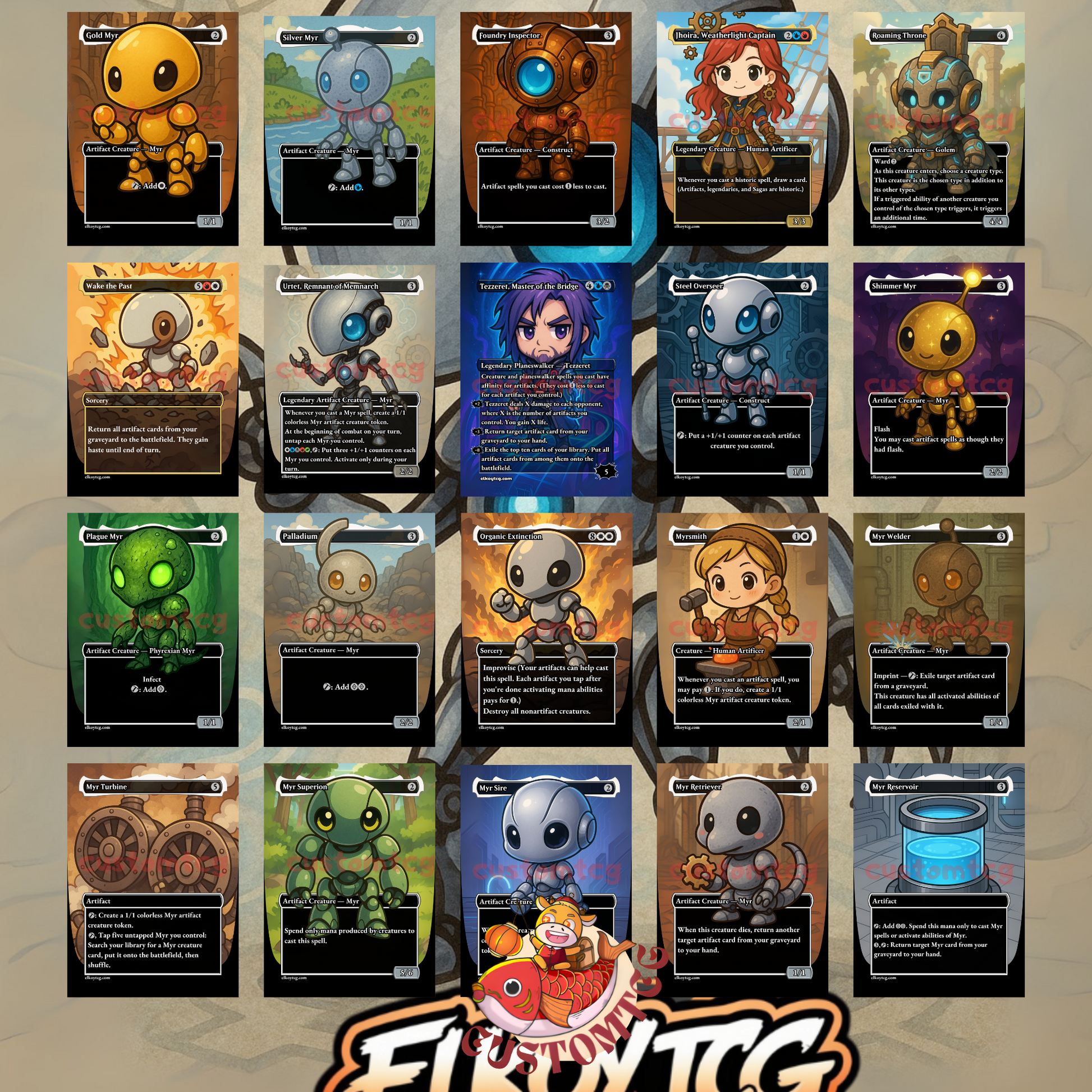 Urtet, Remnant of Memnarch Chibi Deck – Elkoychibi