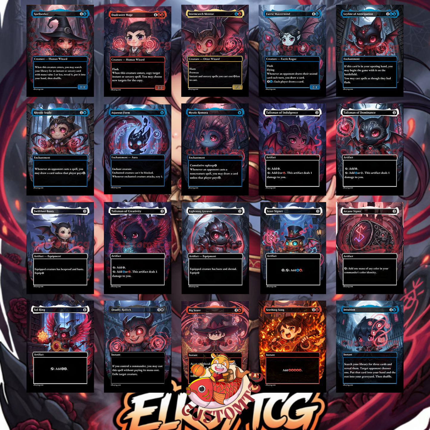 Fire Lord Azula Chibi Commander Deck