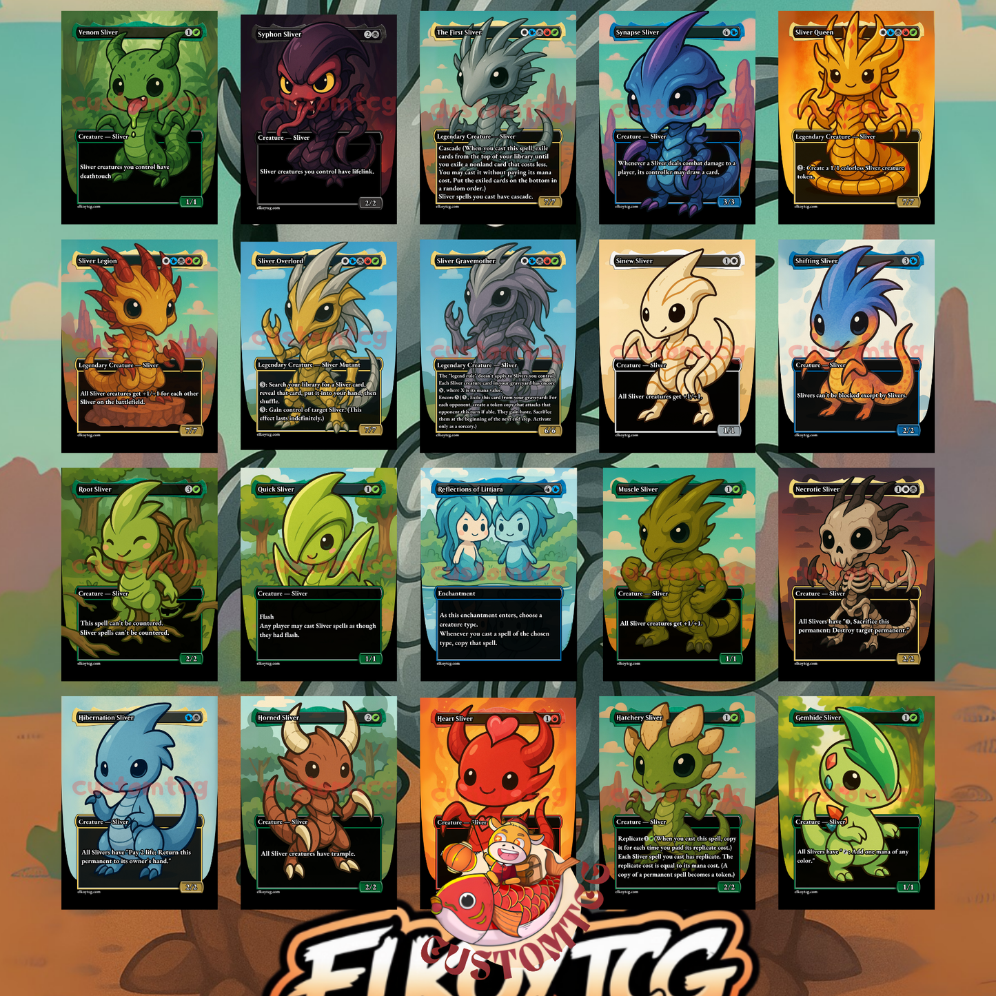 The First Sliver Chibi Deck