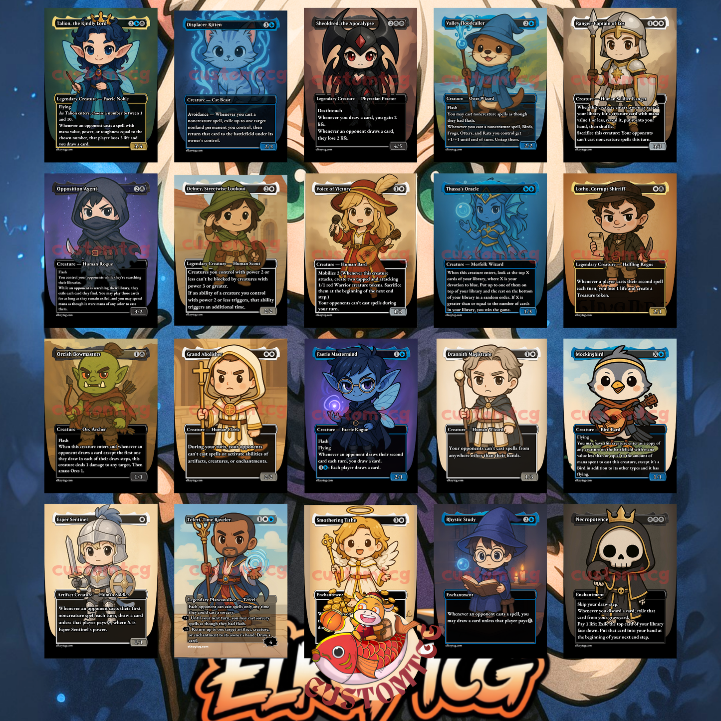 Y'shtola, Night's Blessed Chibi Deckd