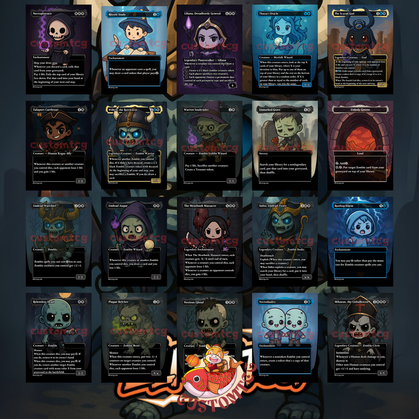 Wilhelt, the Rotcleaver Chibi Deck
