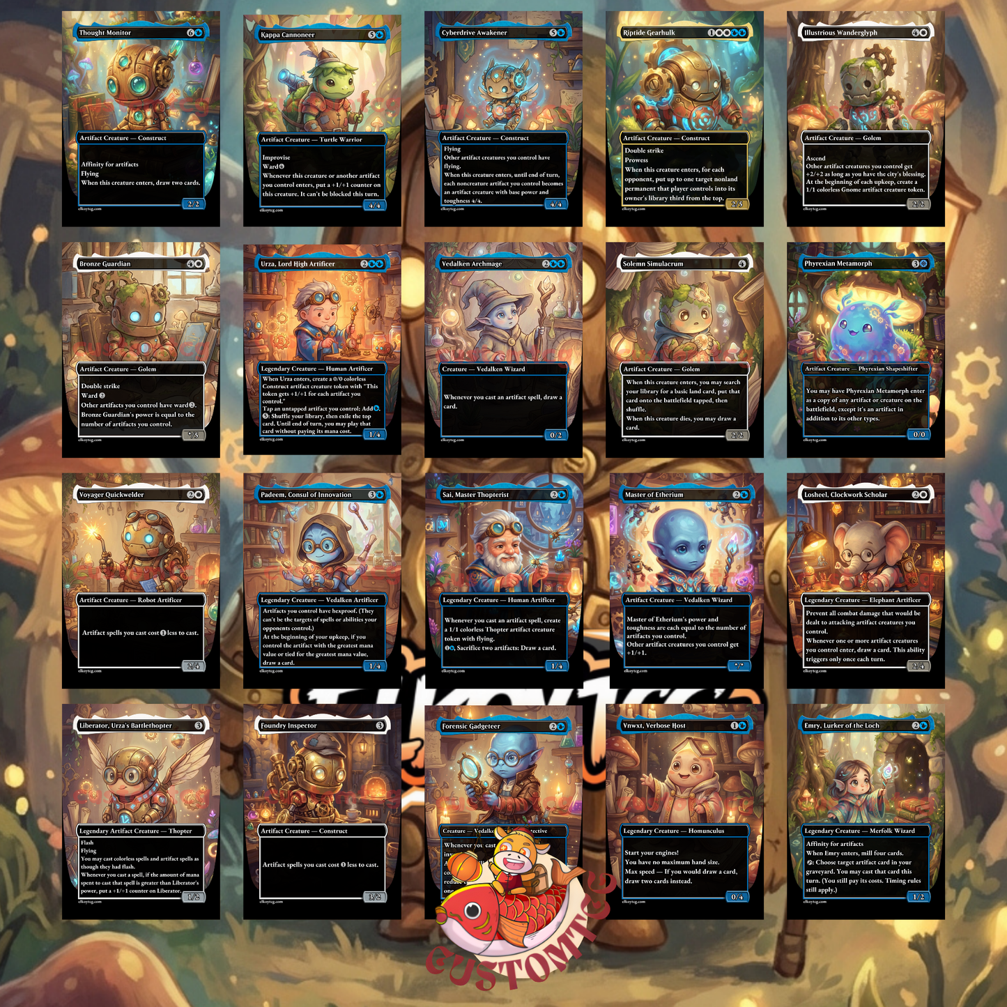 MENDICANT CORE, GUIDELIGHT — Chibi Deck 🤖⚙️