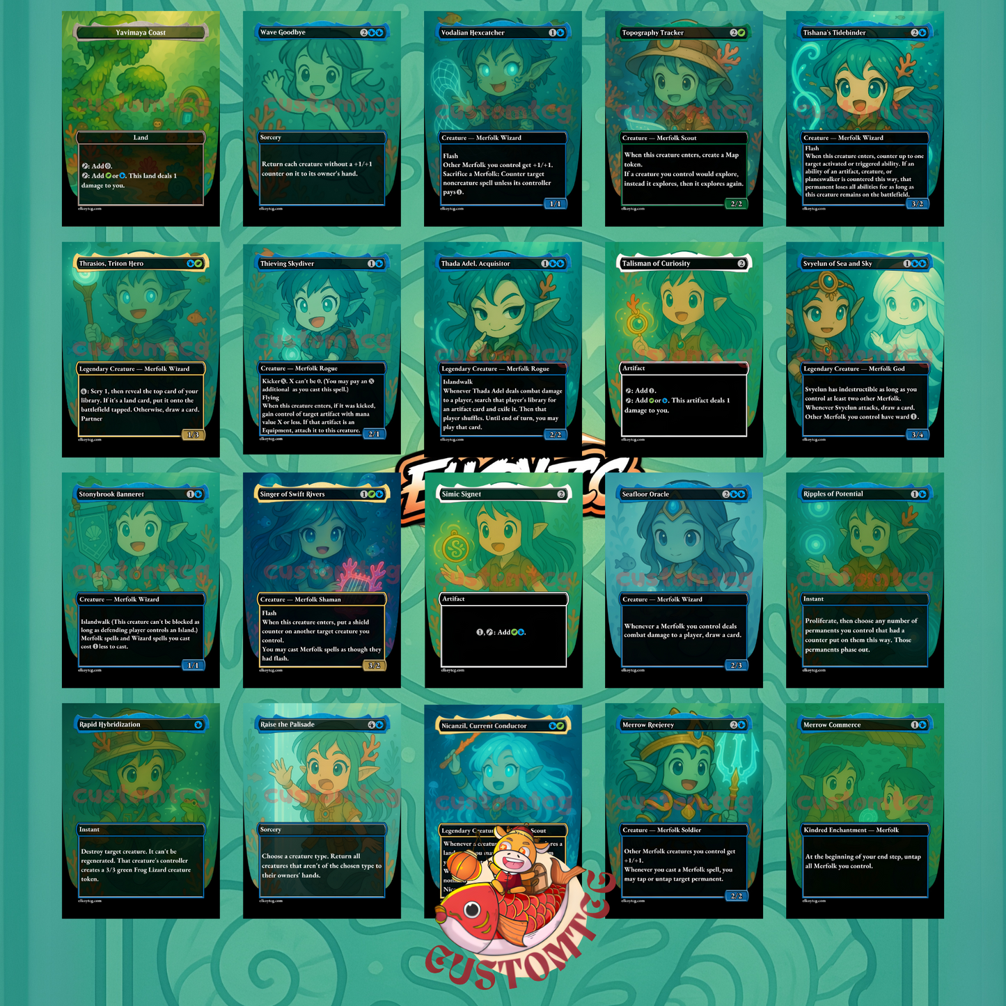 Hakbal Merfolk Custom Deck