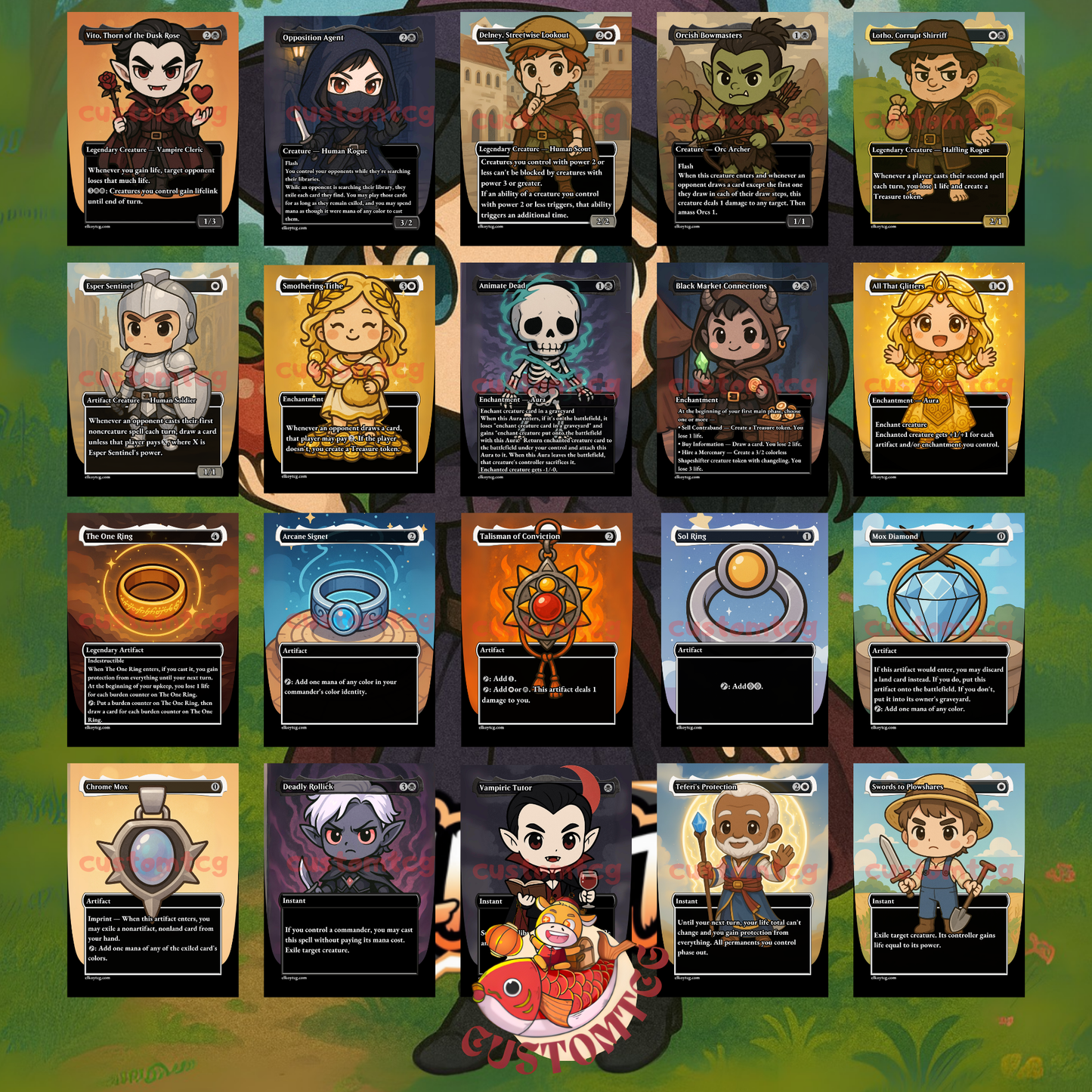 Eriette of the Charmed Apple Chibi Deck