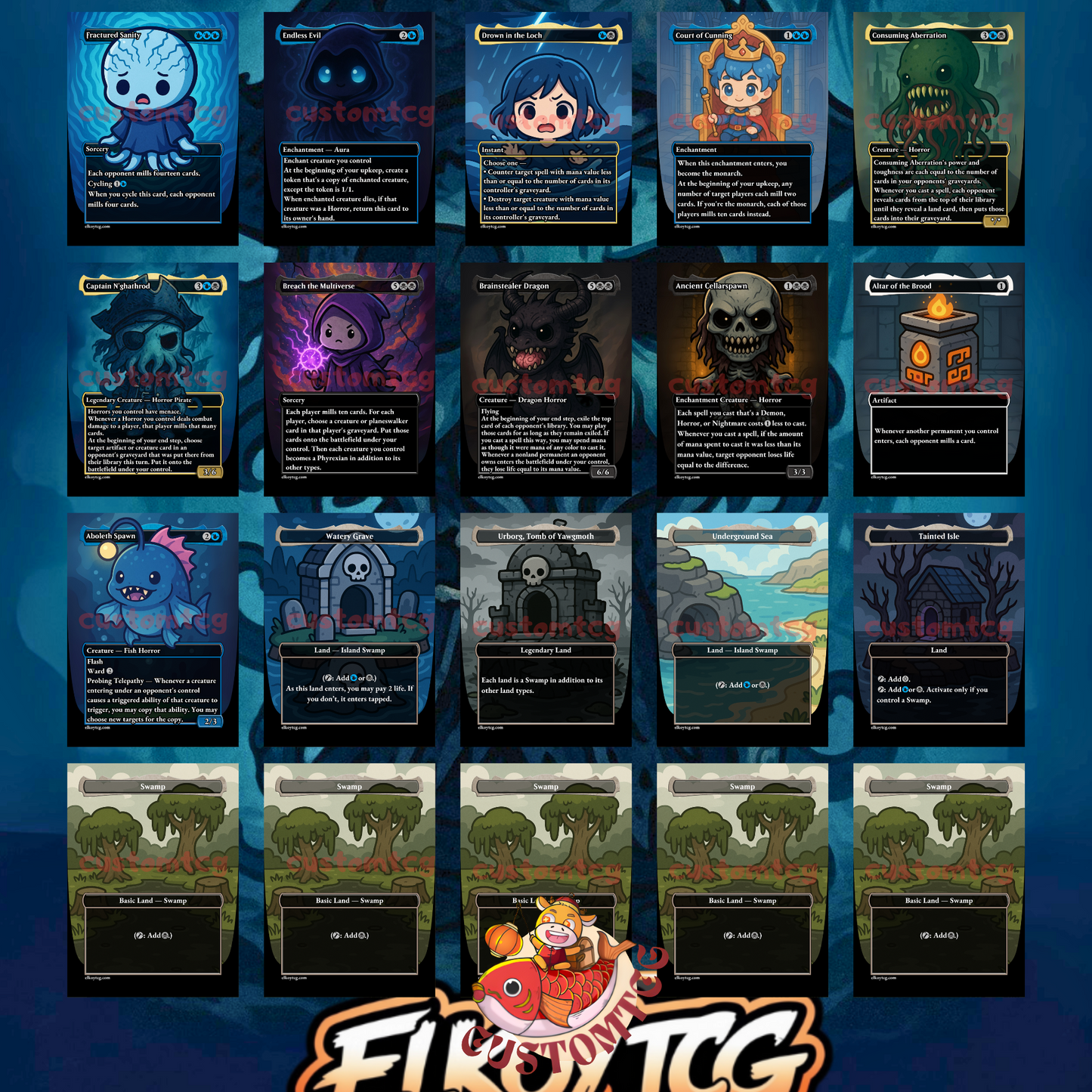 Captain N'ghathrod Chibi Deck