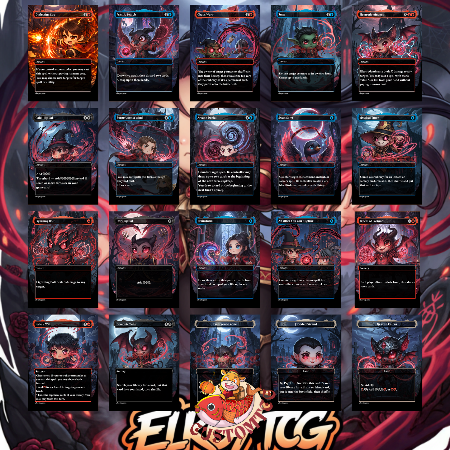 Fire Lord Azula Chibi Commander Deck