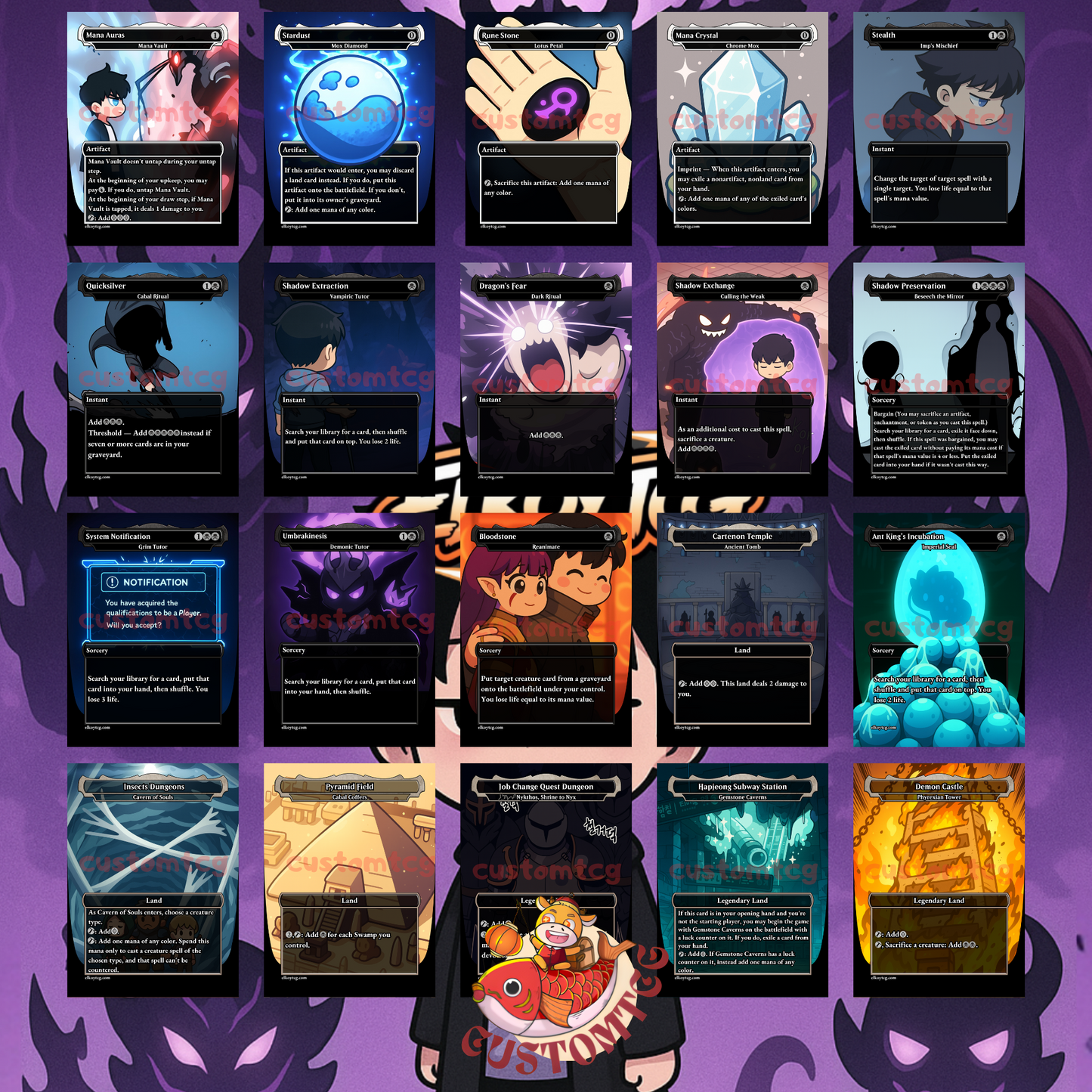 Solo Level Chibi Deck