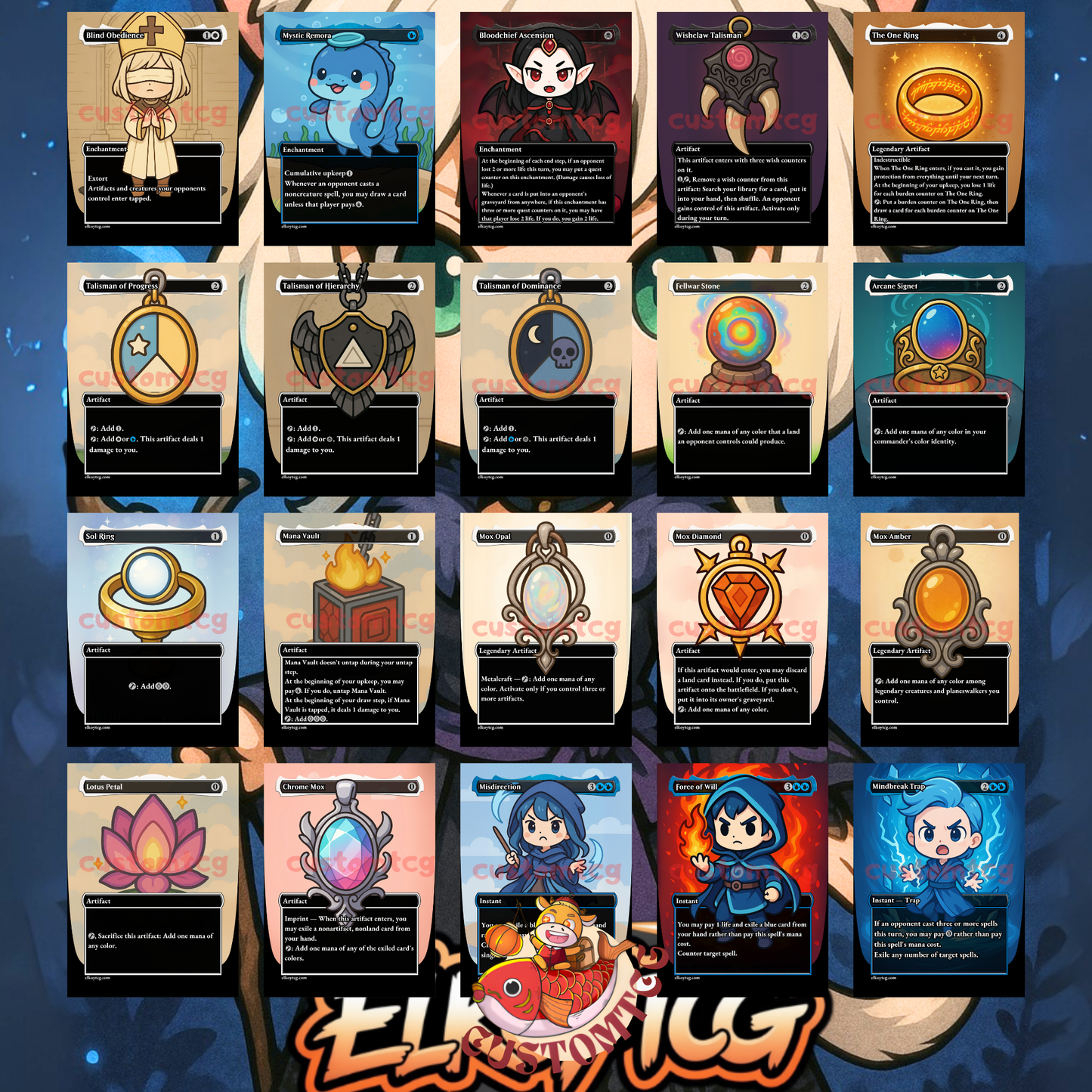 Y'shtola, Night's Blessed Chibi Deckd