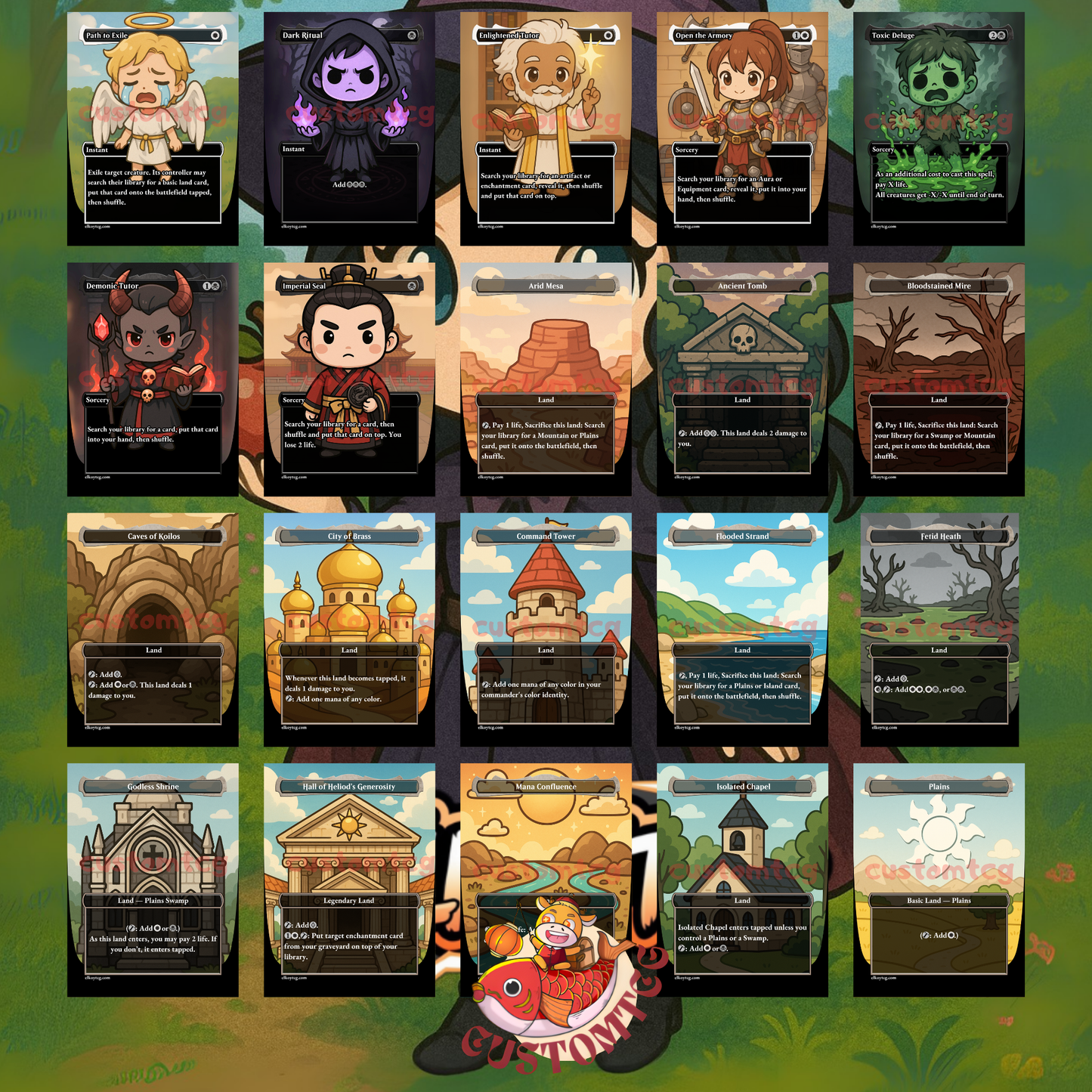 Eriette of the Charmed Apple Chibi Deck