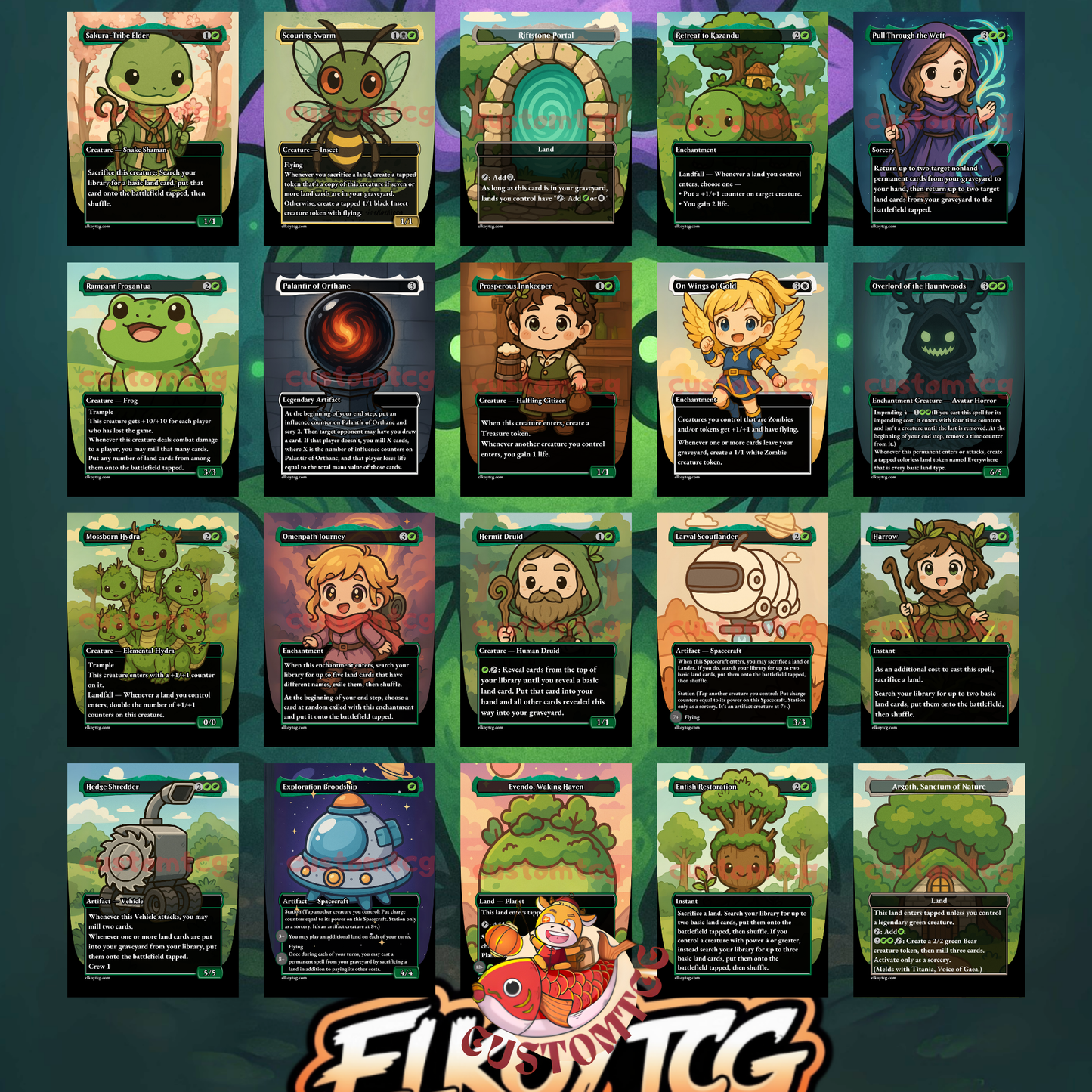 Necrobloom Chibi Deck