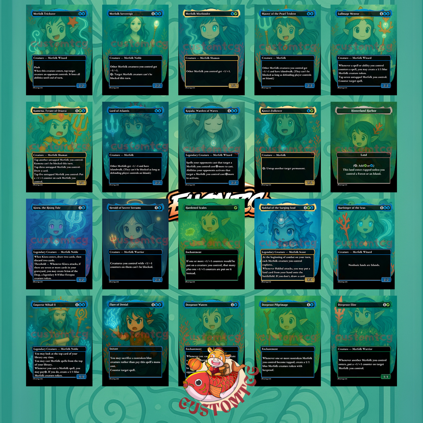Hakbal Merfolk Custom Deck