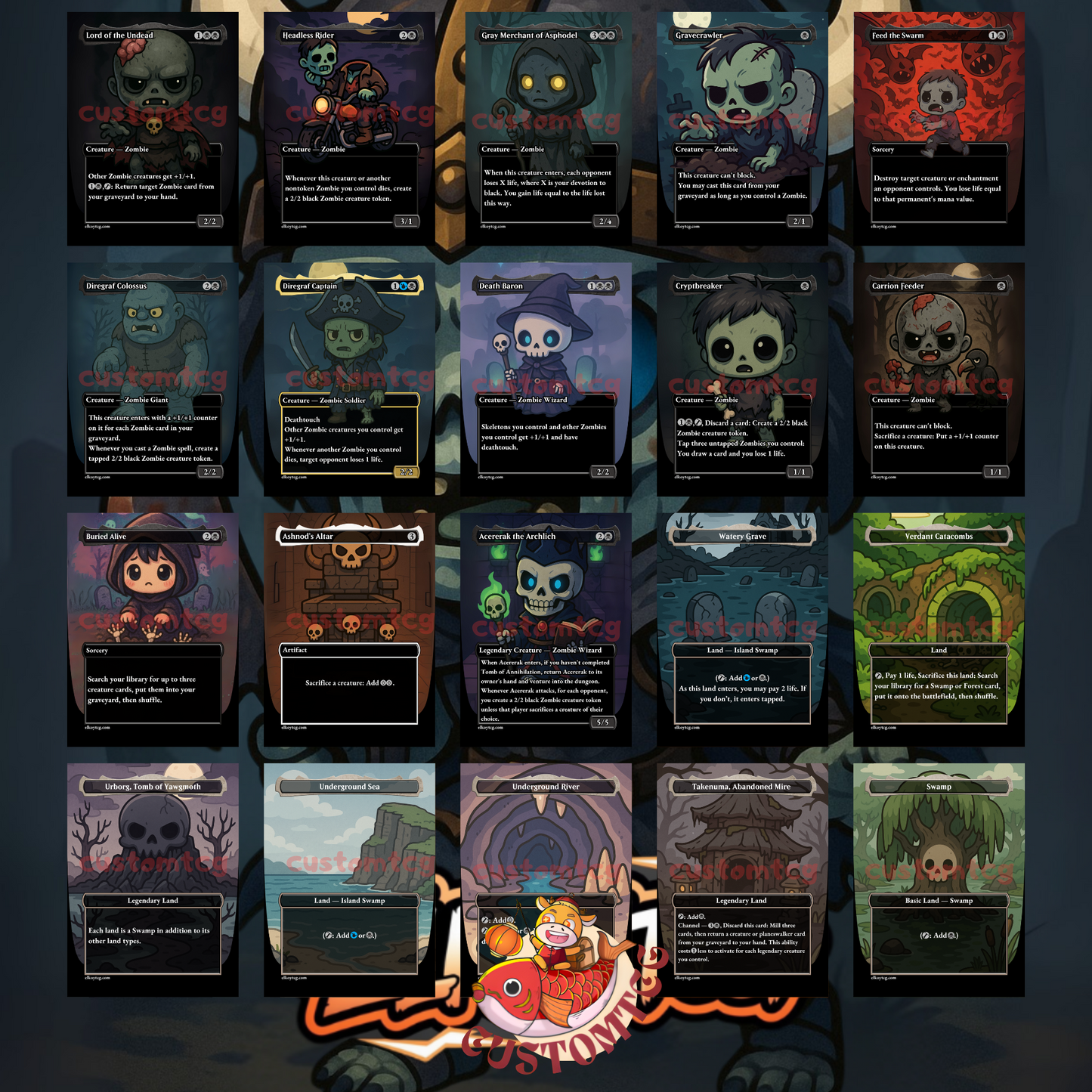Wilhelt, the Rotcleaver Chibi Deck