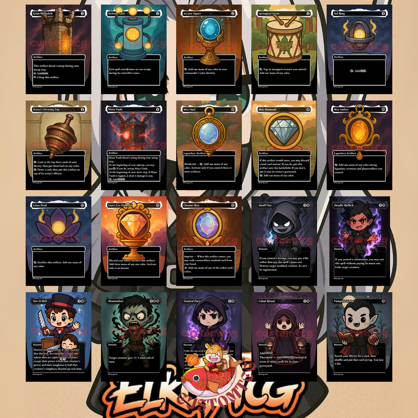 Sephiroth Chibi Deck