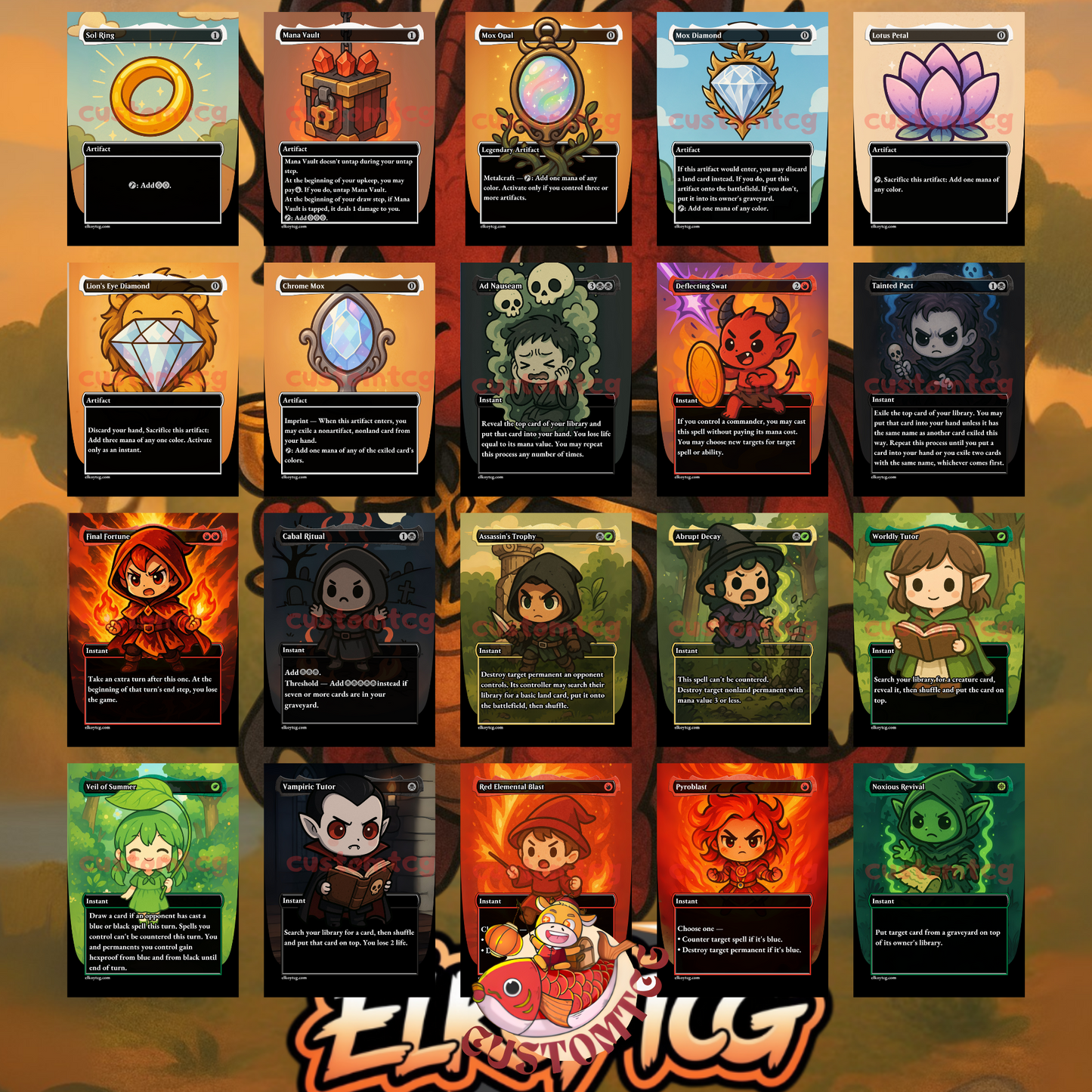 Korvold, Fae-Cursed King Chibi Deck