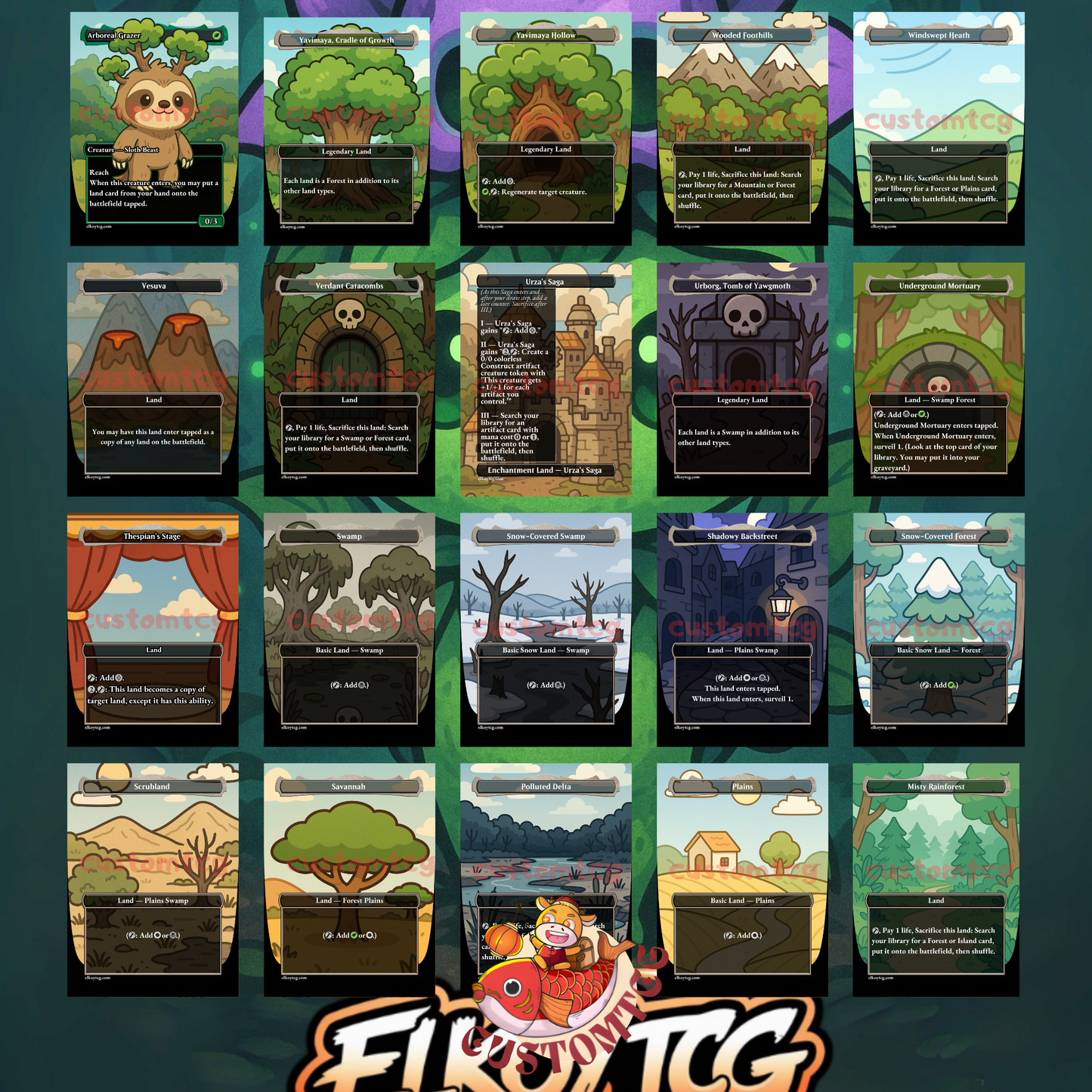 Necrobloom Chibi Deck