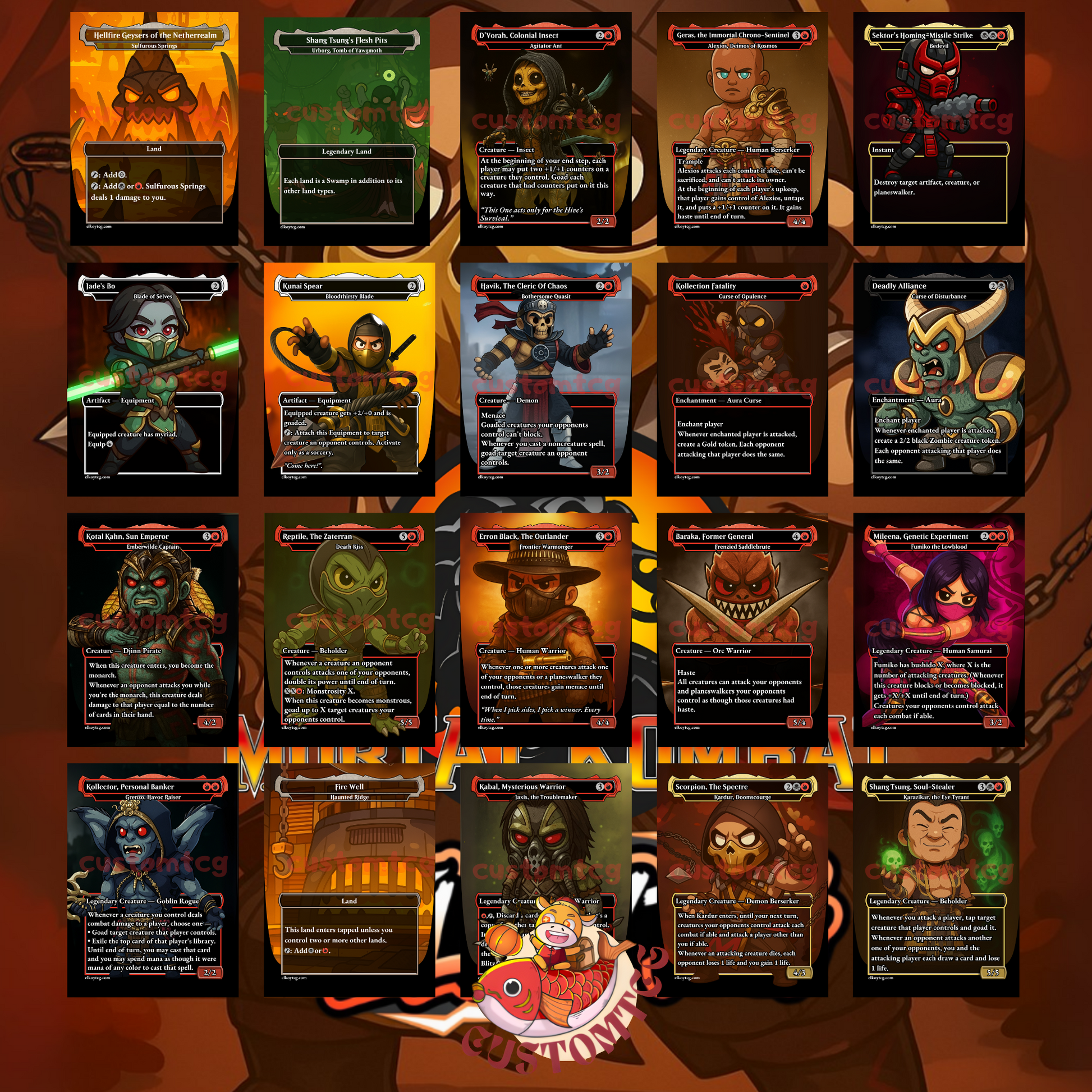 Mortal Kombat Chibi Deck – Elkoychibi