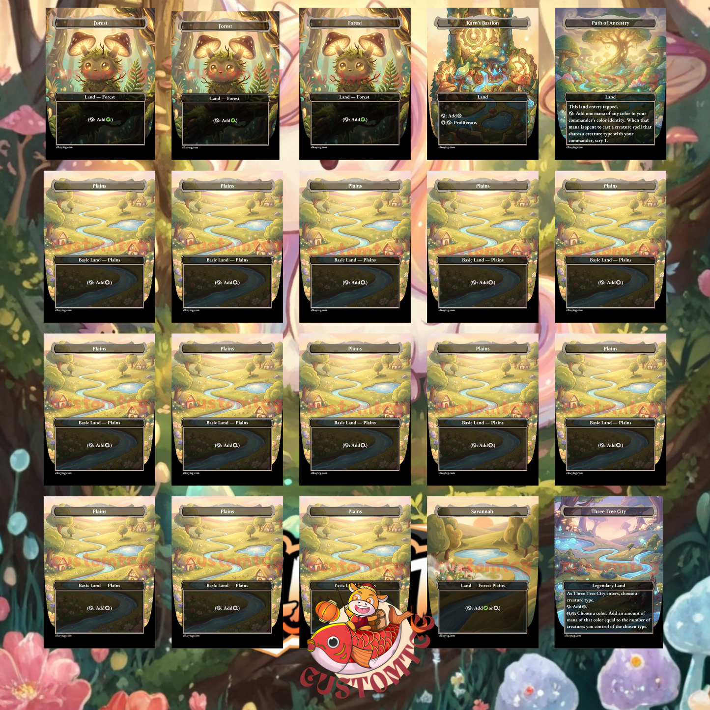 🌈🦄 Lathiel, the Bounteous Dawn — Chibi Deck | 100 Cards + Tokens