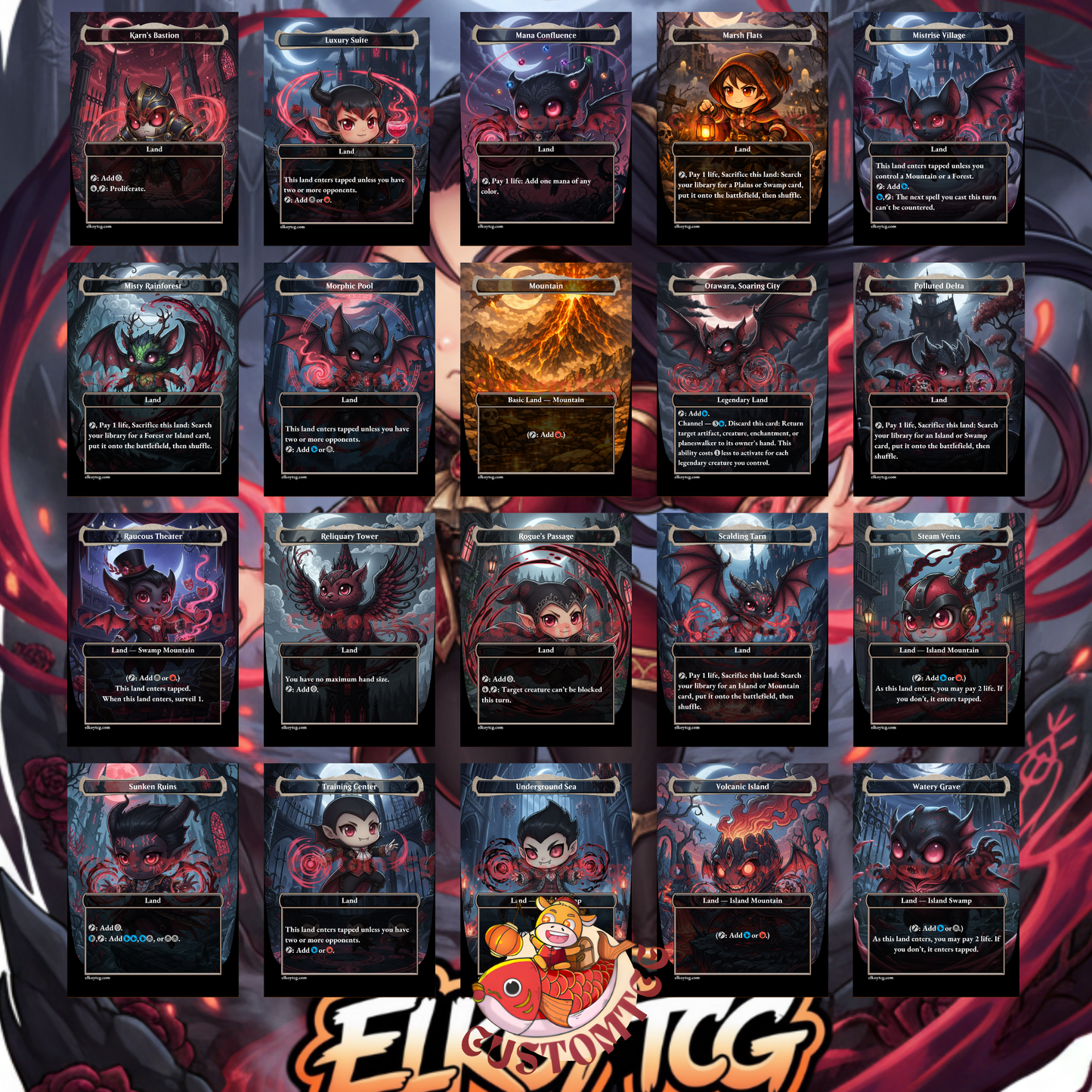 Fire Lord Azula Chibi Commander Deck