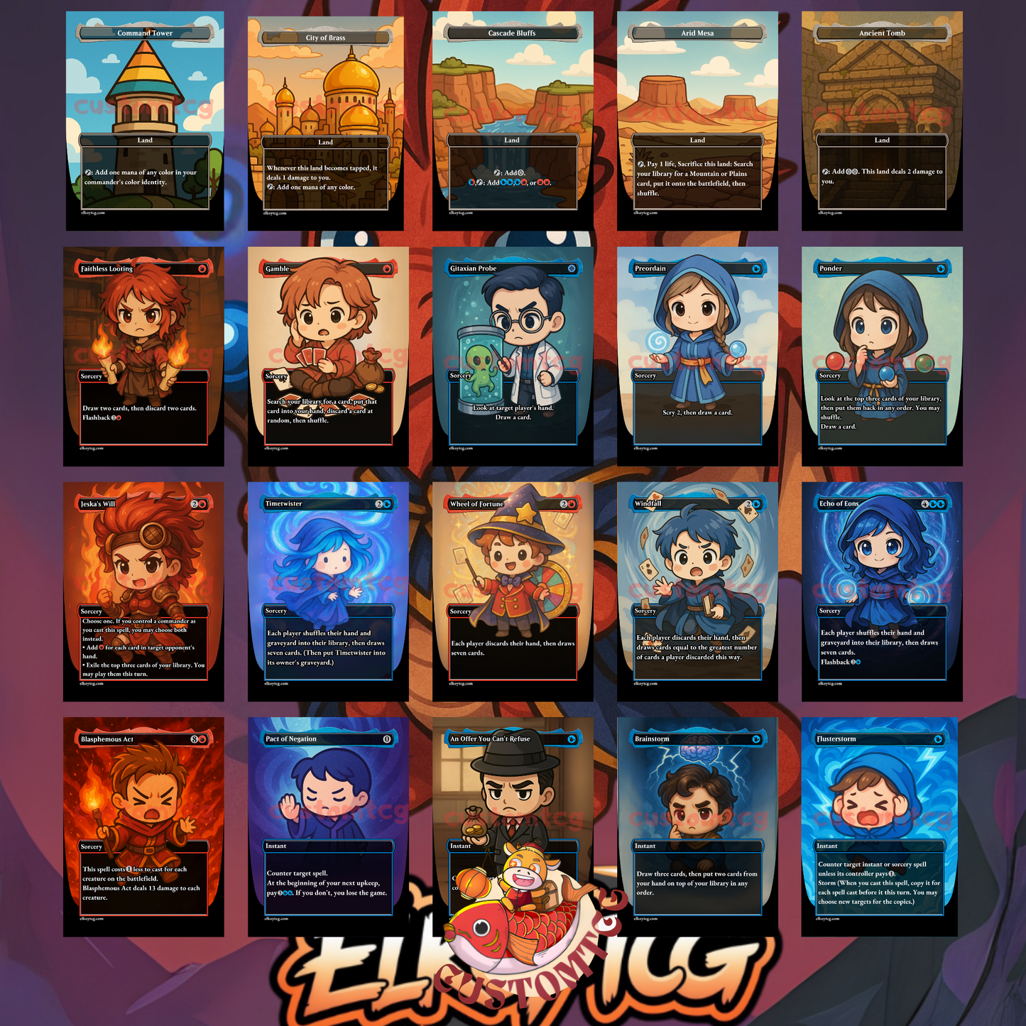 Niv-Mizzet, Parun Chibi Deck