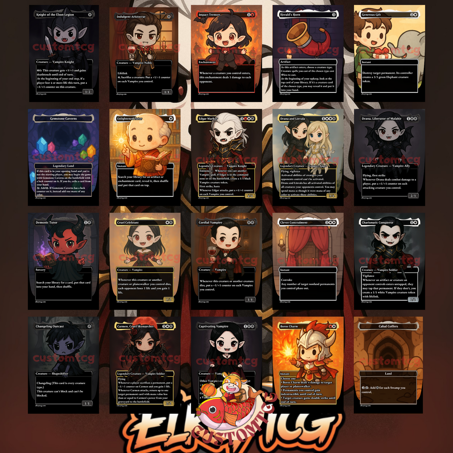 Edgar Markov V2 Chibi Deck