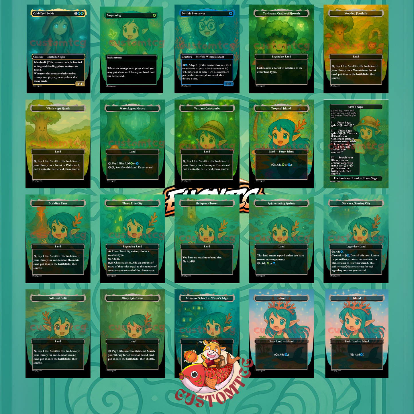 Hakbal Merfolk Custom Deck