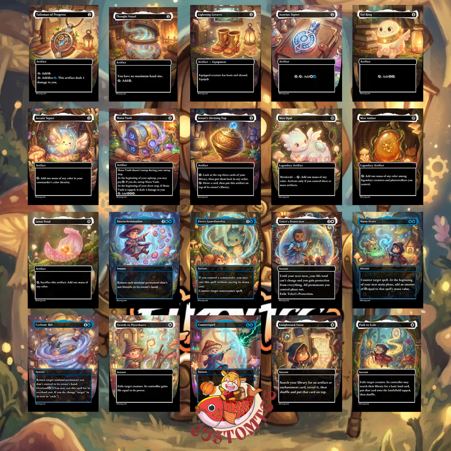 MENDICANT CORE, GUIDELIGHT — Chibi Deck 🤖⚙️