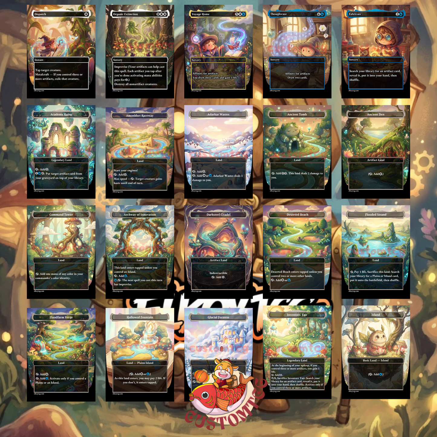 MENDICANT CORE, GUIDELIGHT — Chibi Deck 🤖⚙️