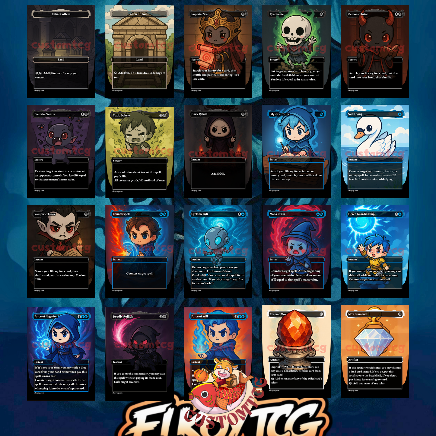 Captain N'ghathrod Chibi Deck