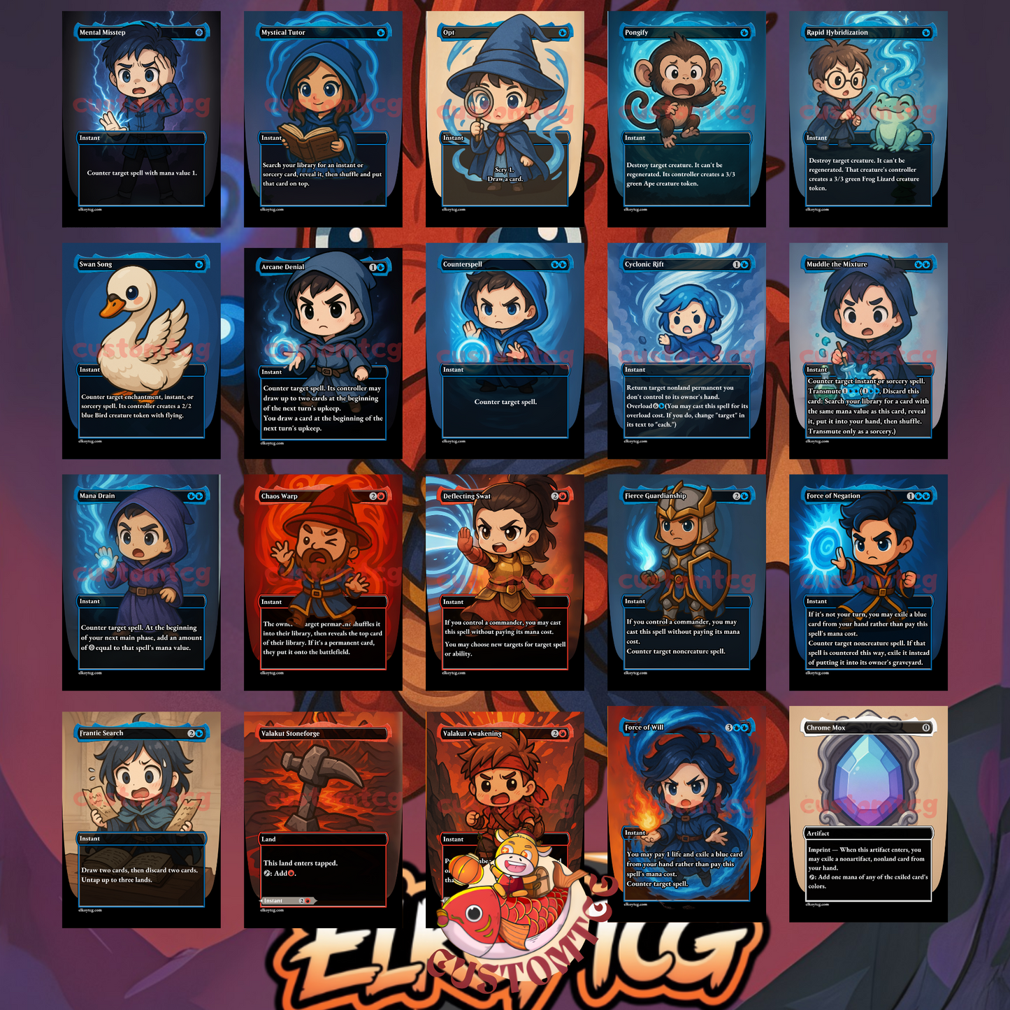 Niv-Mizzet, Parun Chibi Deck