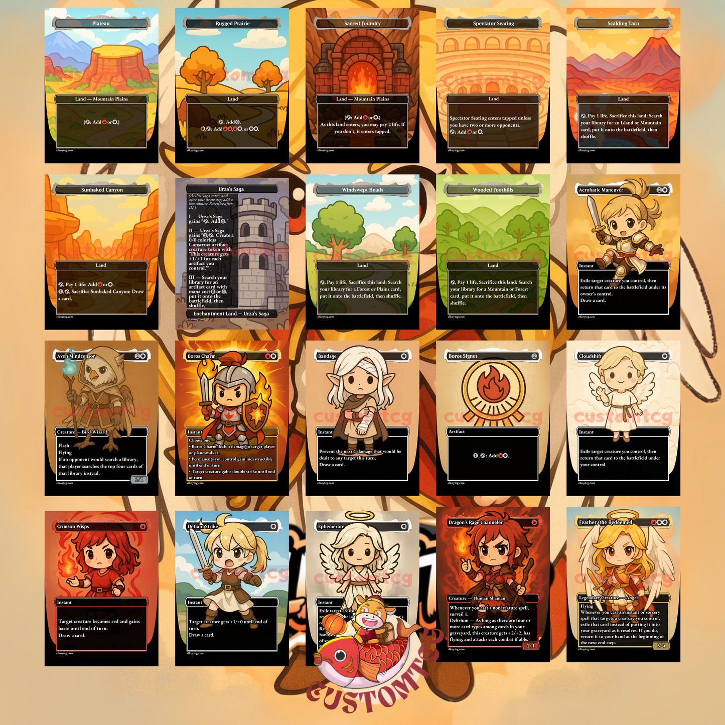 Feather, the Redeemed Chibi Deck