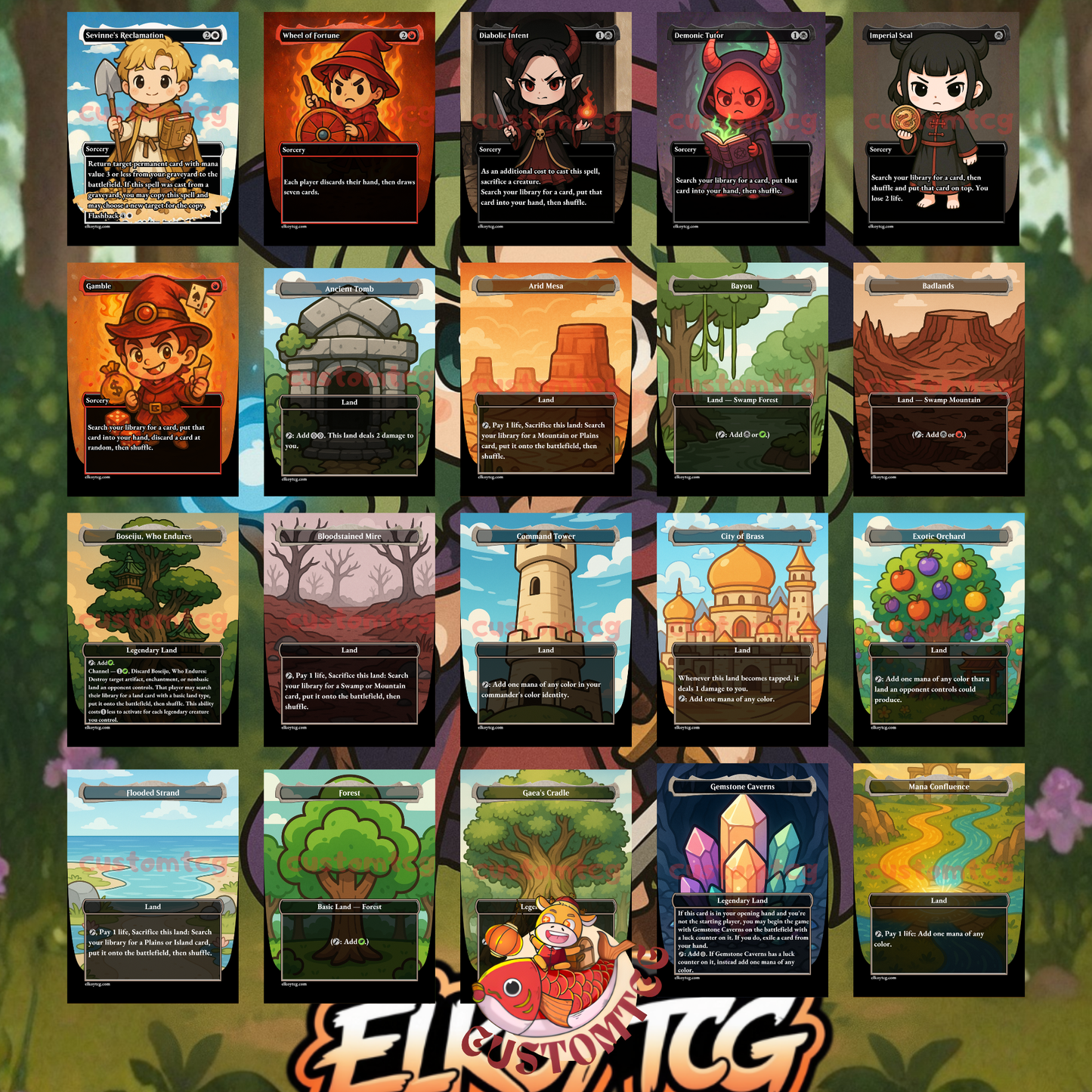 Terra, Magical Adept Chibi Deck