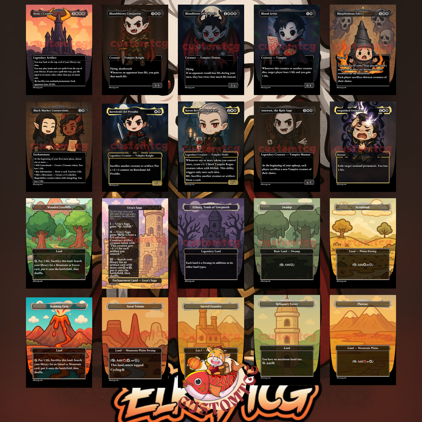 Edgar Markov V2 Chibi Deck