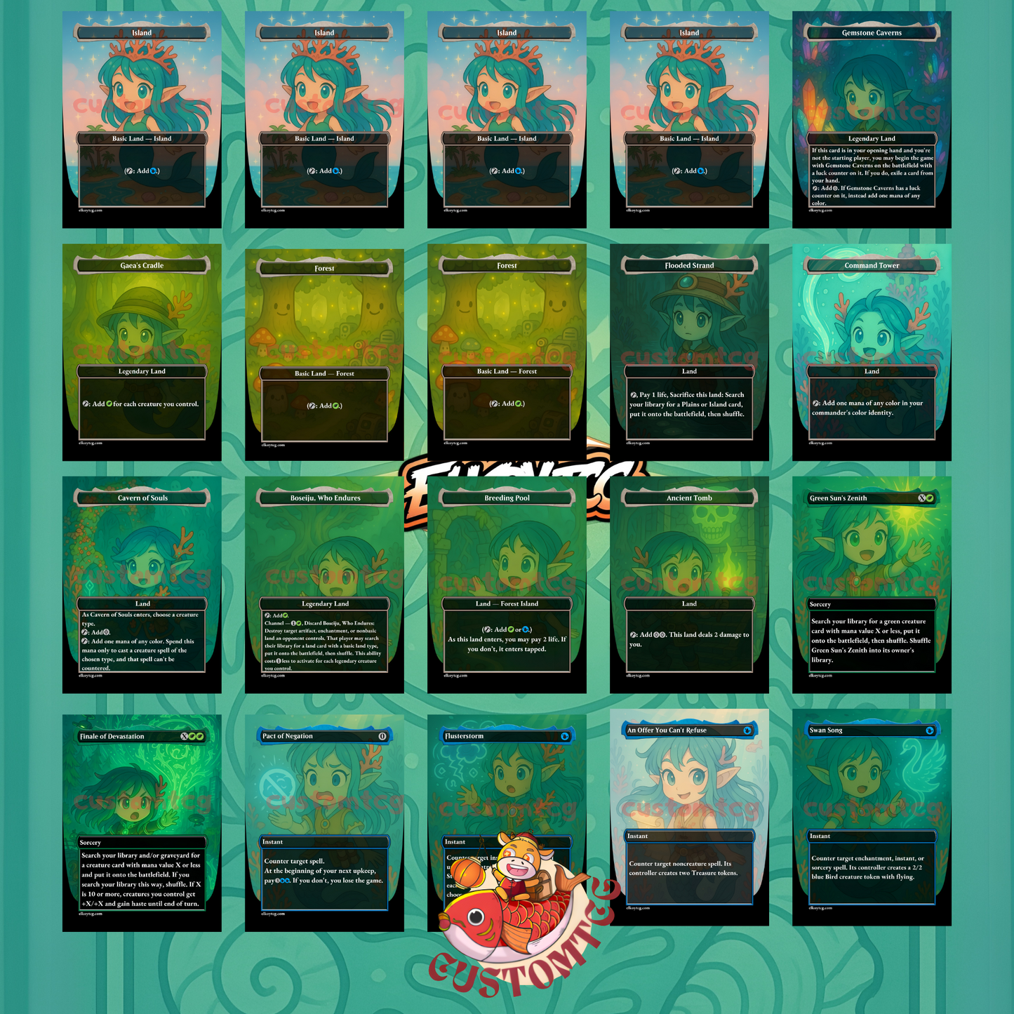 Hakbal Merfolk Custom Deck