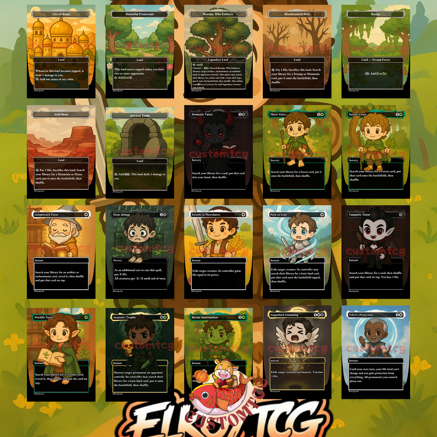 Frodo And Sam Chibi Deck