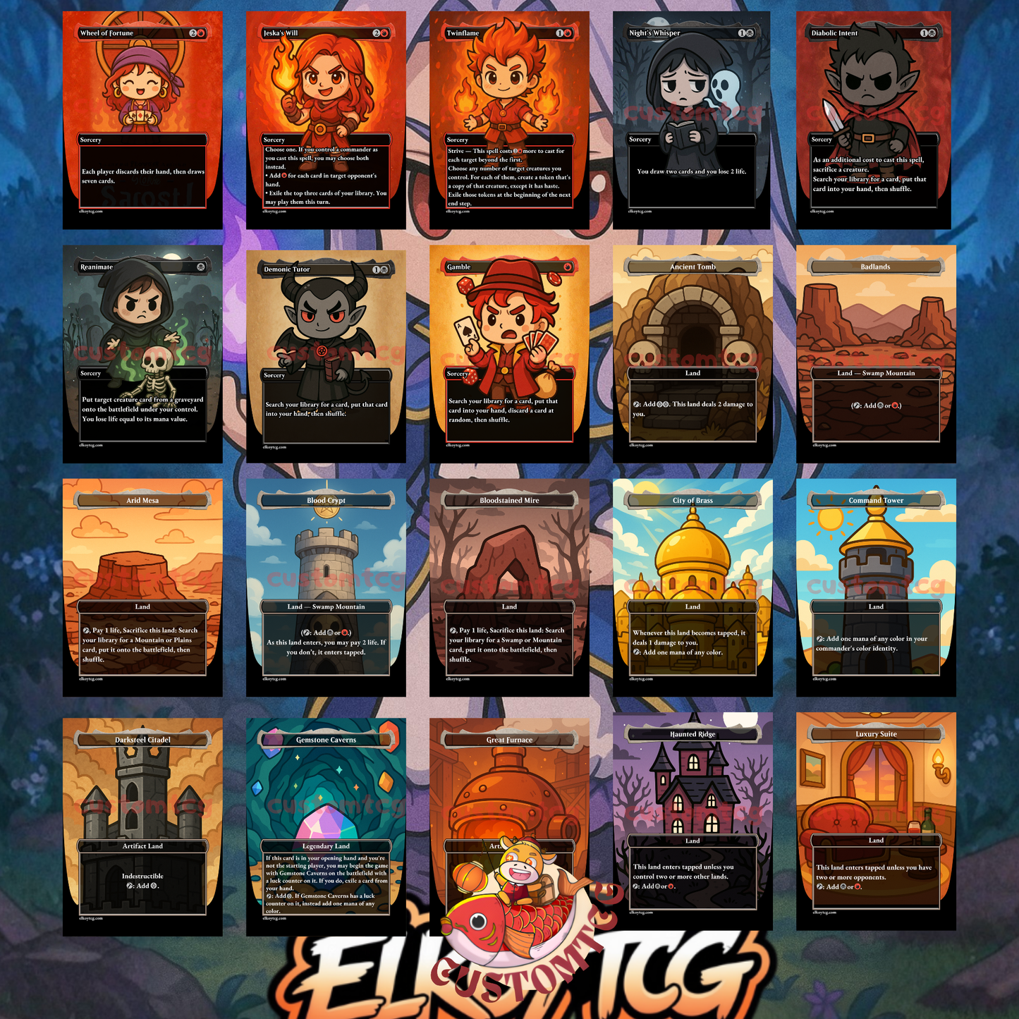 Kuja, Genome Sorcerer Chibi Deck