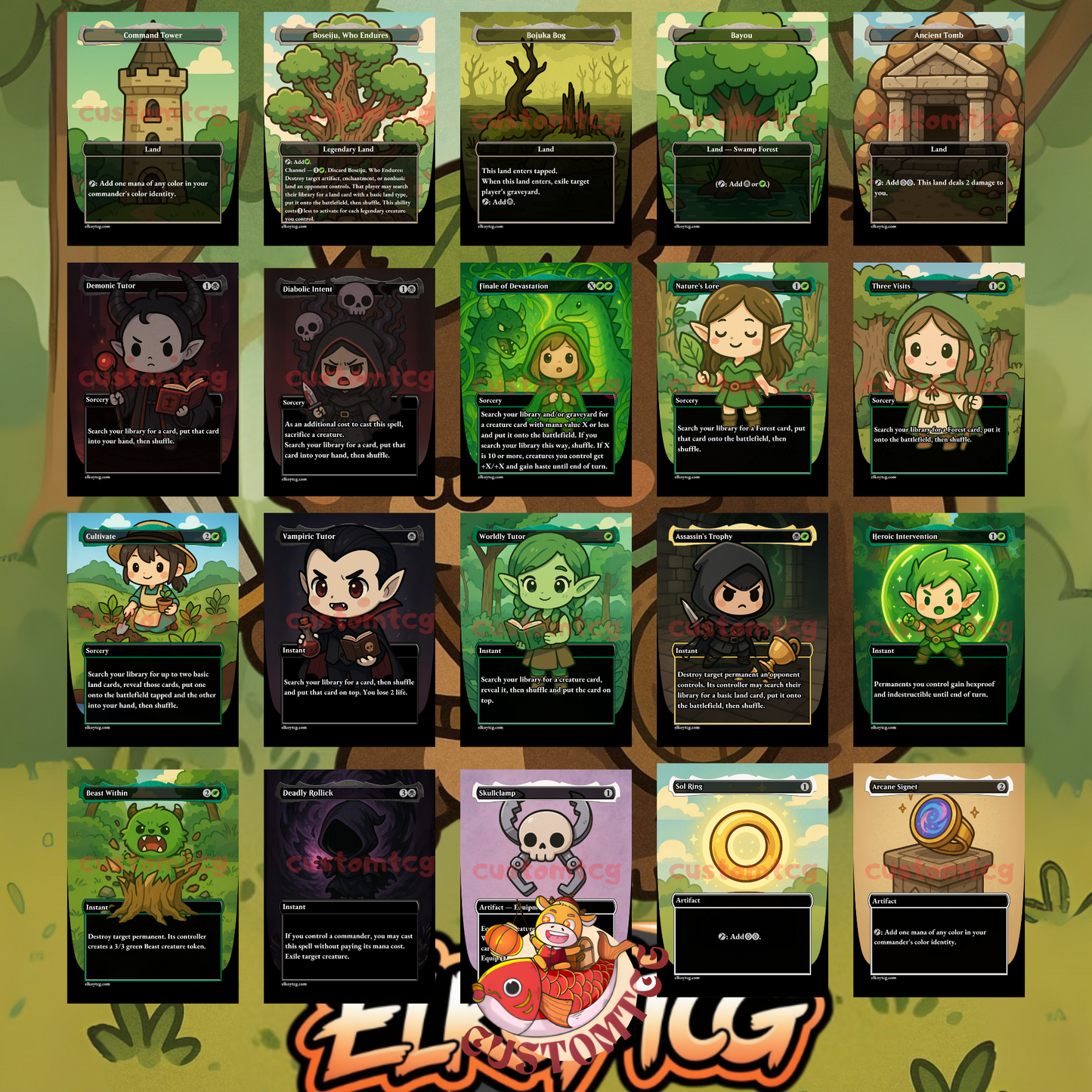 Chatterfang Chibi Deck