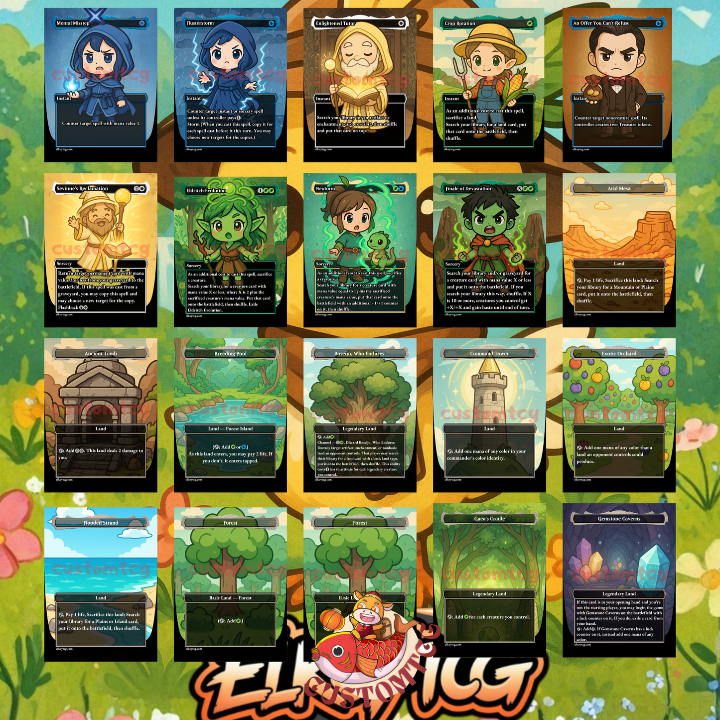 Choco, Seeker of Paradise Chibi Deck