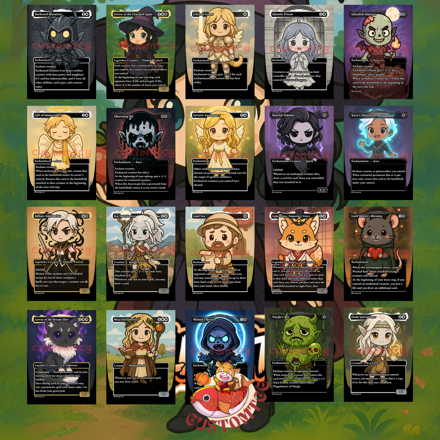 Eriette of the Charmed Apple Chibi Deck
