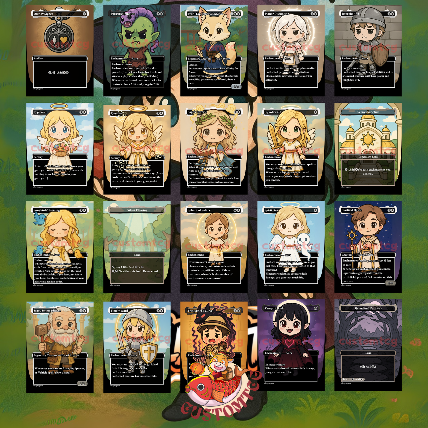 Eriette of the Charmed Apple Chibi Deck