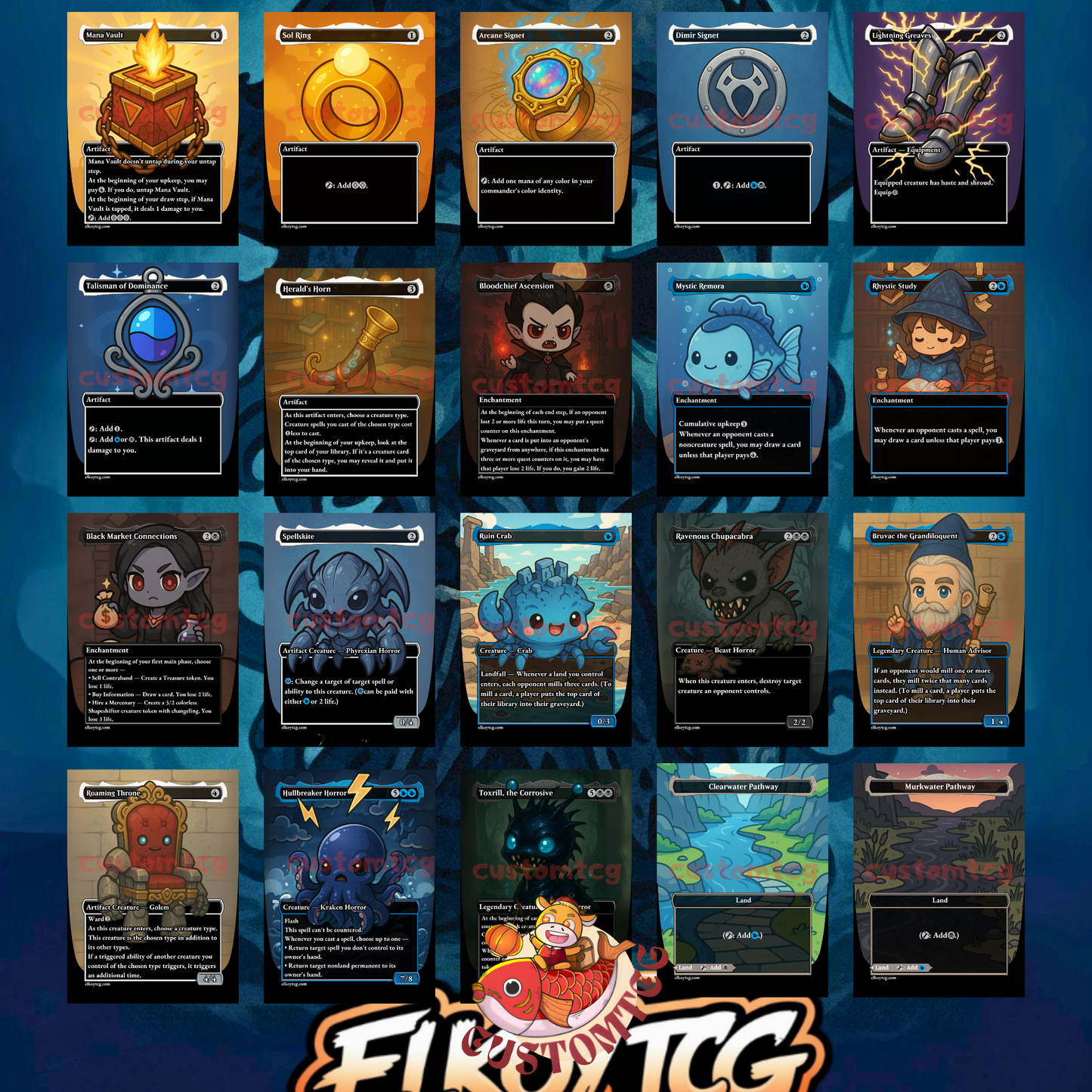 Captain N'ghathrod Chibi Deck