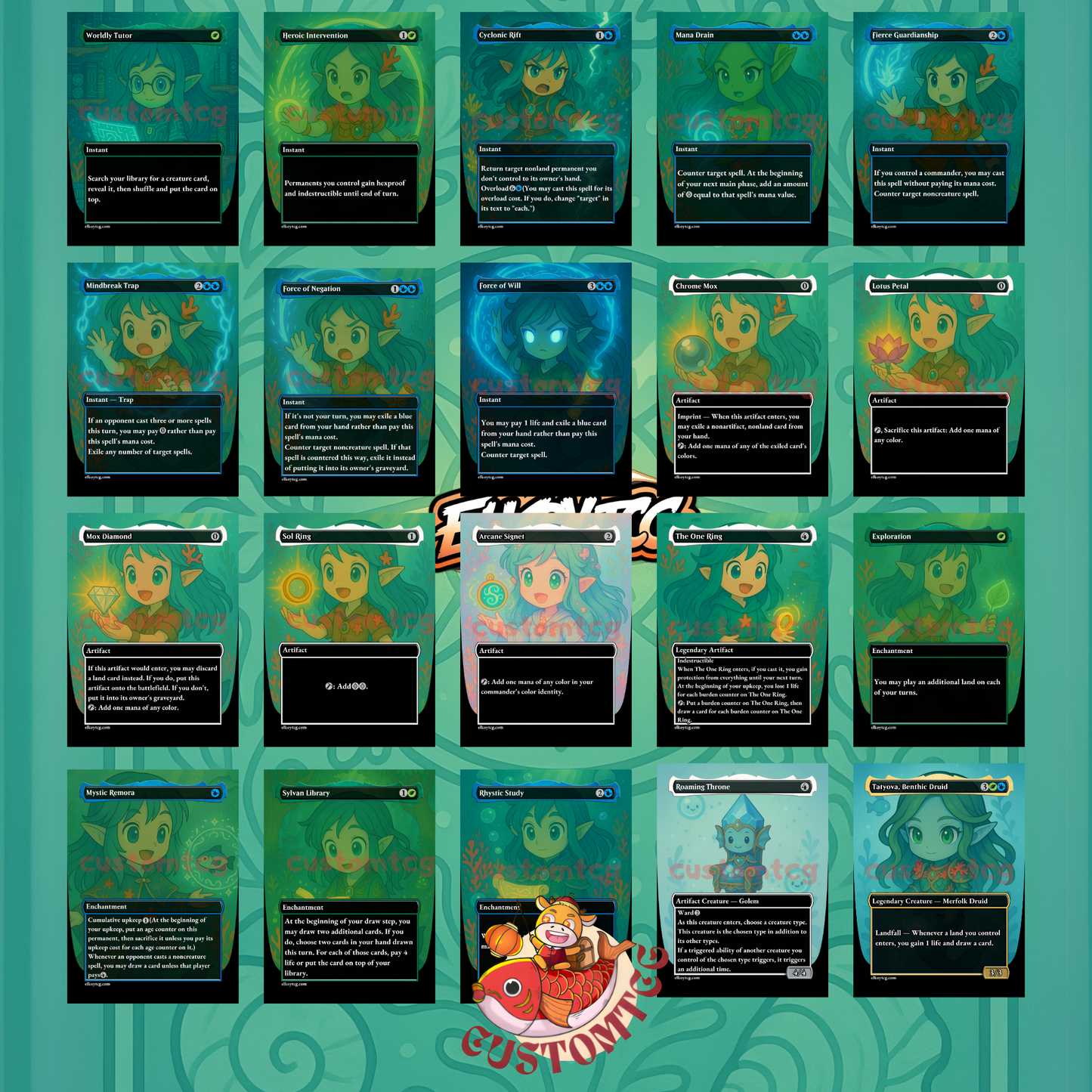 Hakbal Merfolk Custom Deck