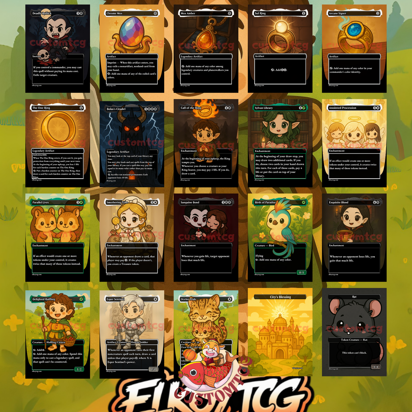 Frodo And Sam Chibi Deck