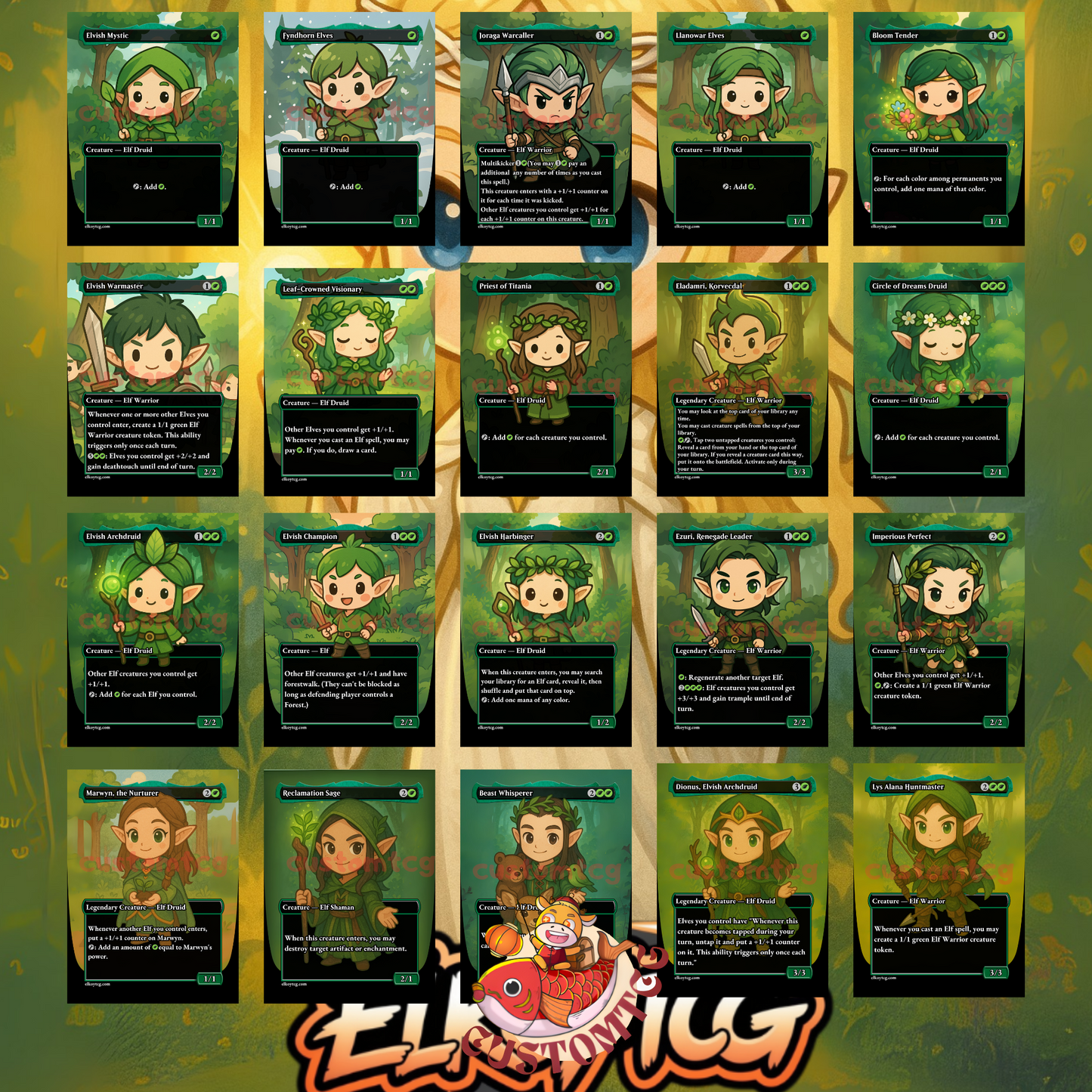 Galadriel Chibi Decks